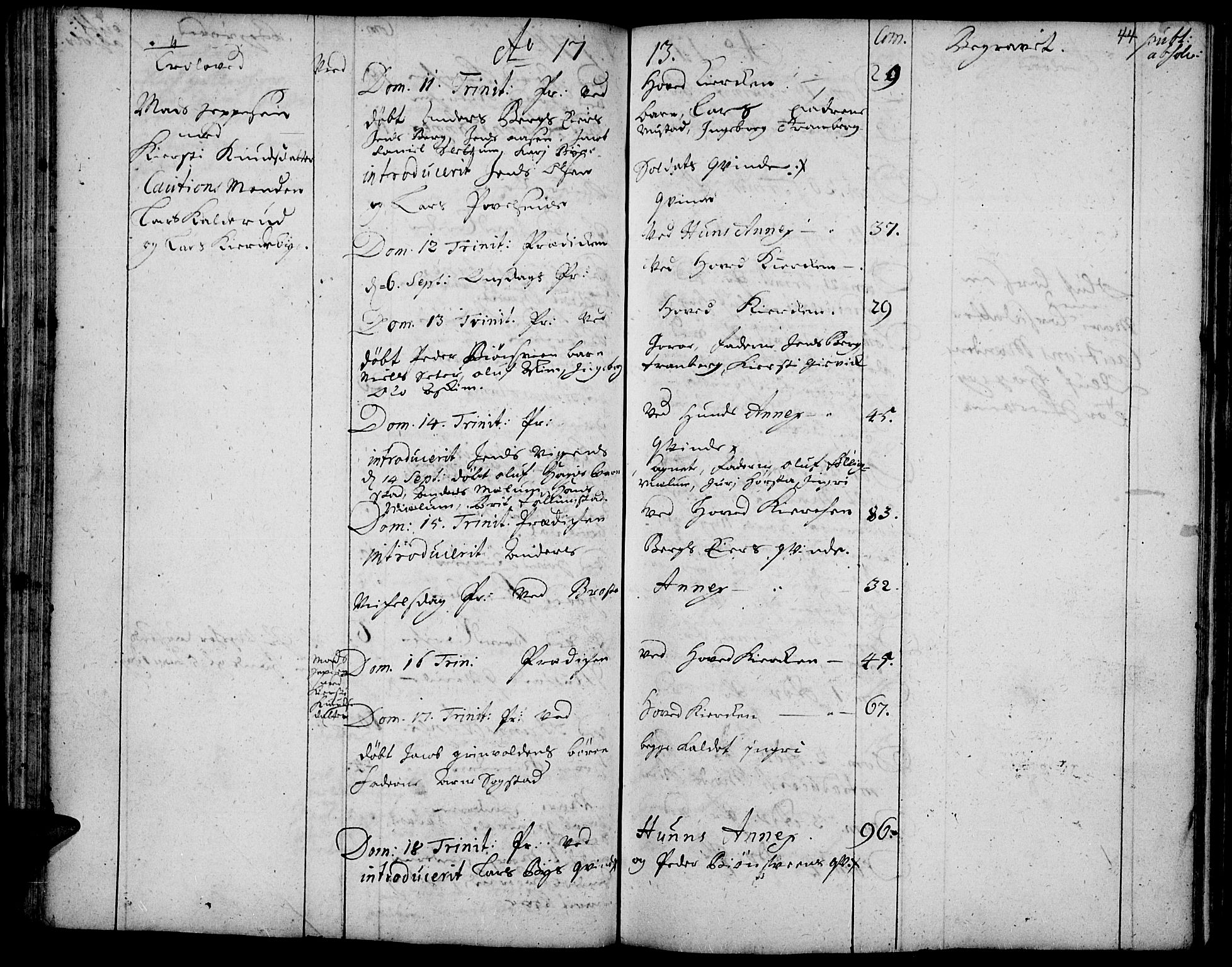 Vardal prestekontor, AV/SAH-PREST-100/H/Ha/Haa/L0001: Parish register (official) no. 1, 1706-1748, p. 44