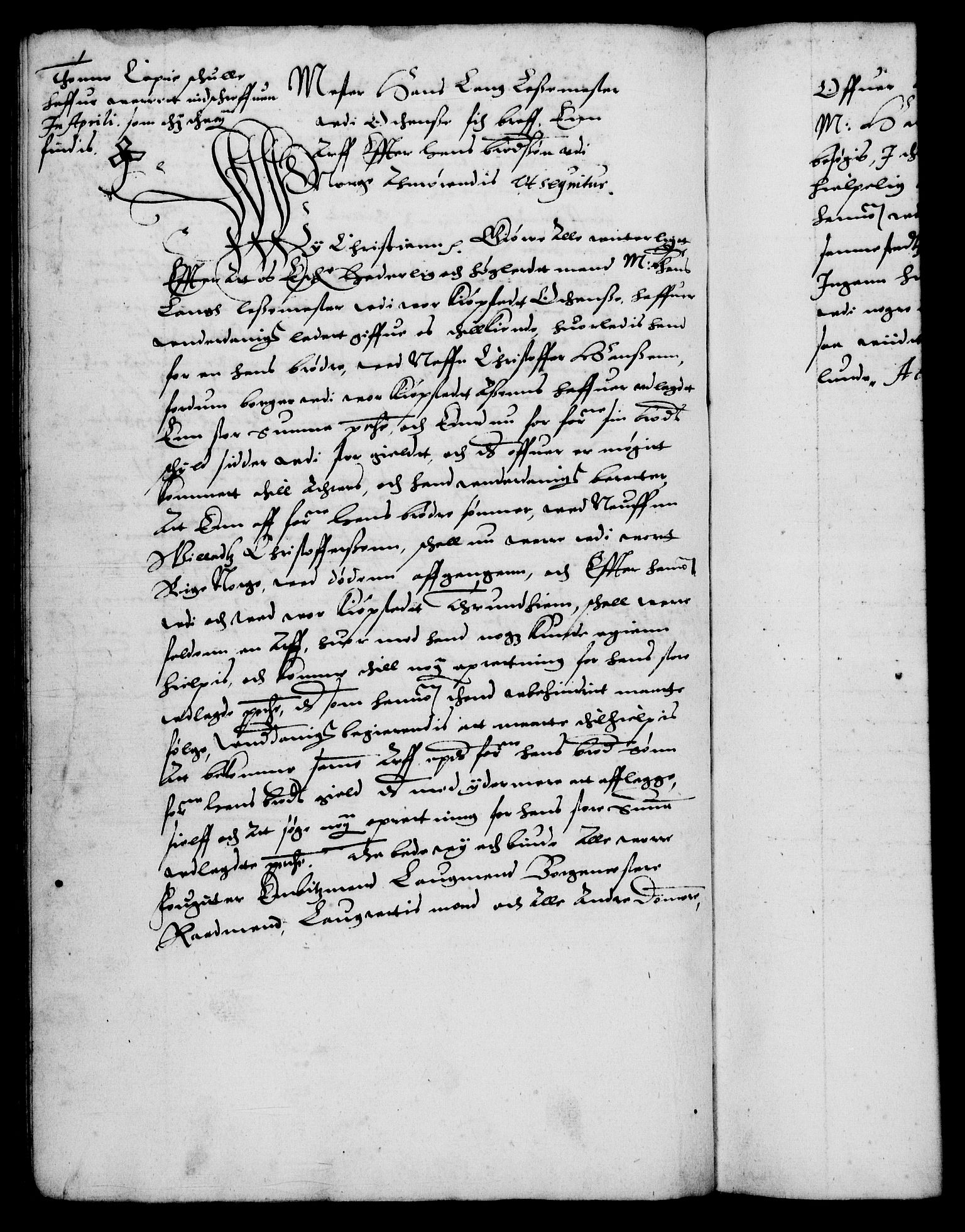 Danske Kanselli 1572-1799, RA/EA-3023/F/Fc/Fca/Fcaa/L0002: Norske registre (mikrofilm), 1588-1596, p. 172b