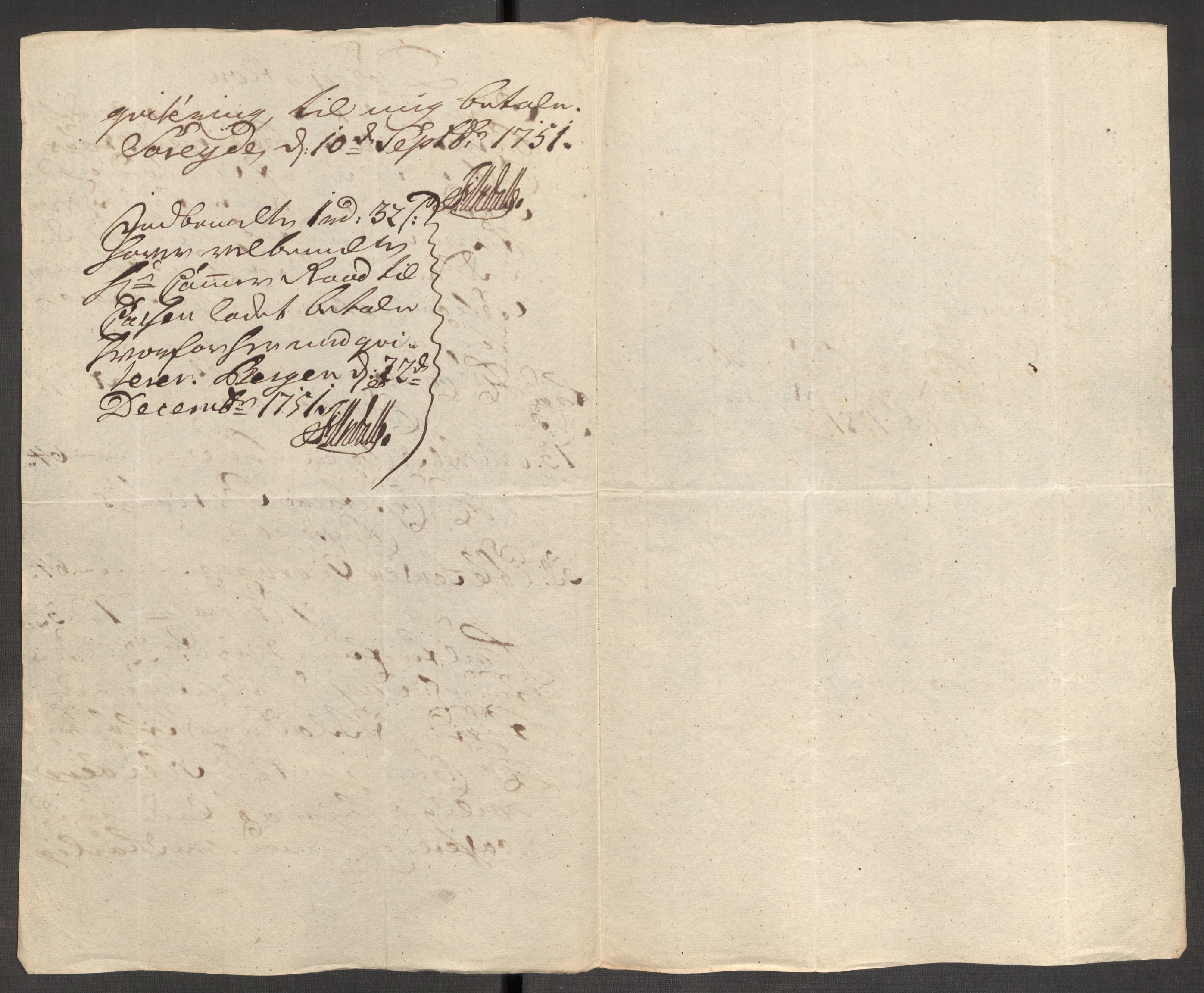 Rentekammeret inntil 1814, Reviderte regnskaper, Fogderegnskap, RA/EA-4092/R48/L3056: Fogderegnskap Sunnhordland og Hardanger, 1751, p. 164