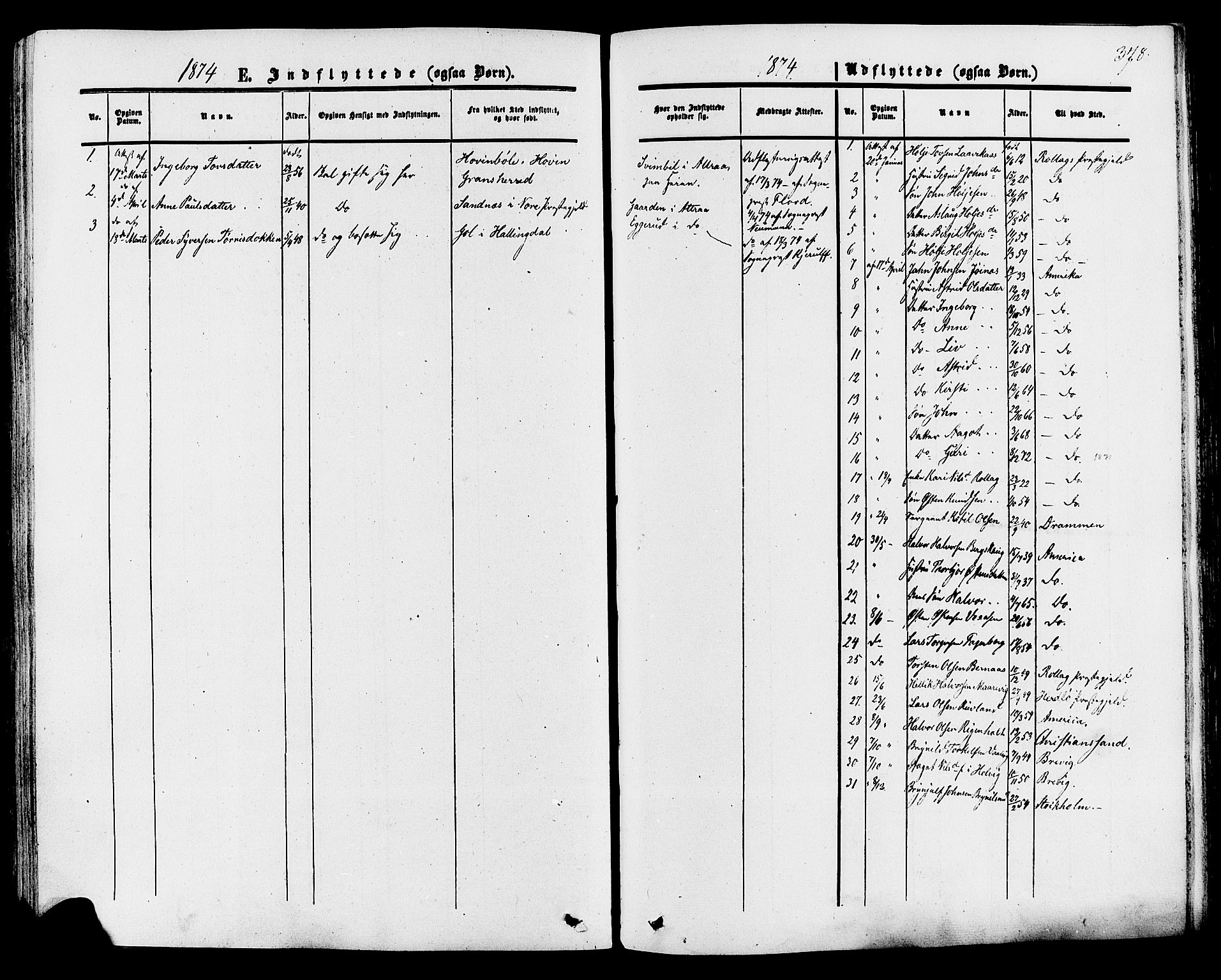 Tinn kirkebøker, AV/SAKO-A-308/F/Fa/L0006: Parish register (official) no. I 6, 1857-1878, p. 378