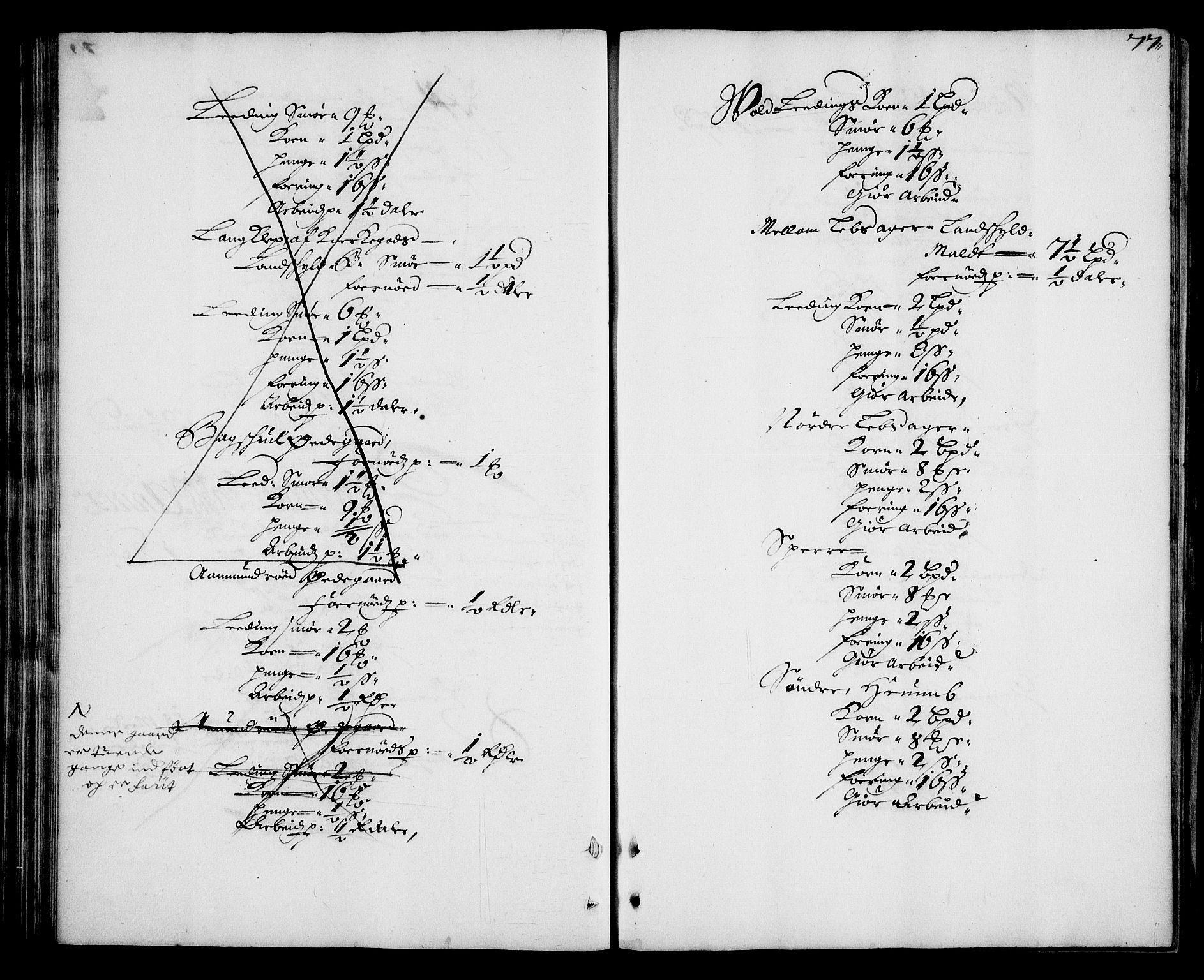 Rentekammeret inntil 1814, Realistisk ordnet avdeling, RA/EA-4070/N/Na/L0003/0006: [XI h]: Tønsbergs amt og Larvik grevskaps jordebøker: / Tønsberg grevskaps jordebok, 1683, p. 76b-77a