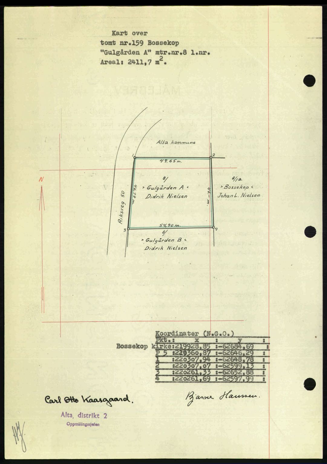 Alta fogderi/sorenskriveri, SATØ/SATØ-5/1/K/Kd/L0037pantebok: Mortgage book no. 39-40, 1948-1949, Diary no: : 1325/1948