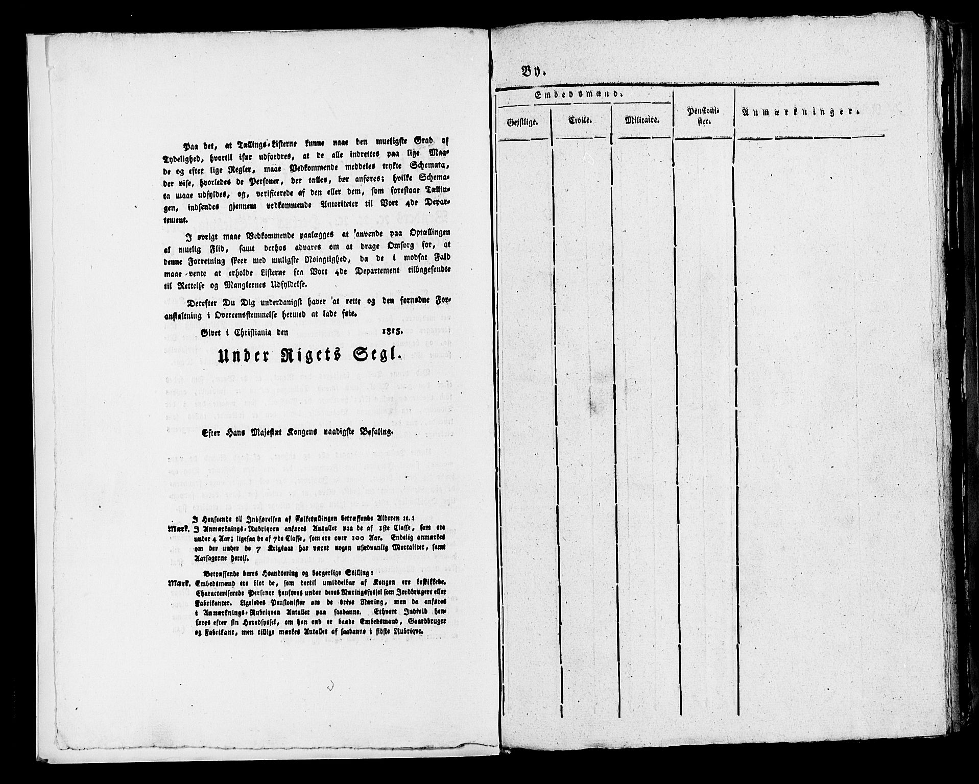 SAB, 1815 Census for Bergen, 1815, p. 256