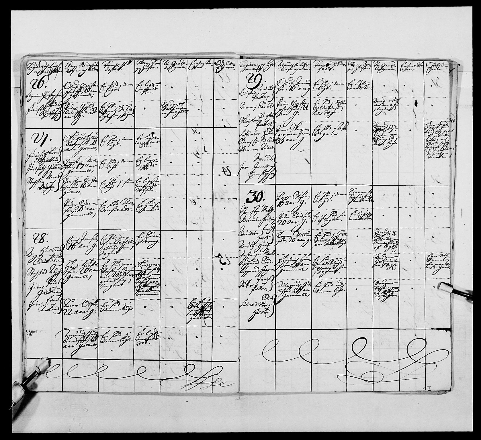 Kommanderende general (KG I) med Det norske krigsdirektorium, AV/RA-EA-5419/E/Ea/L0485: Akershusiske regiment, 1697-1706, p. 269