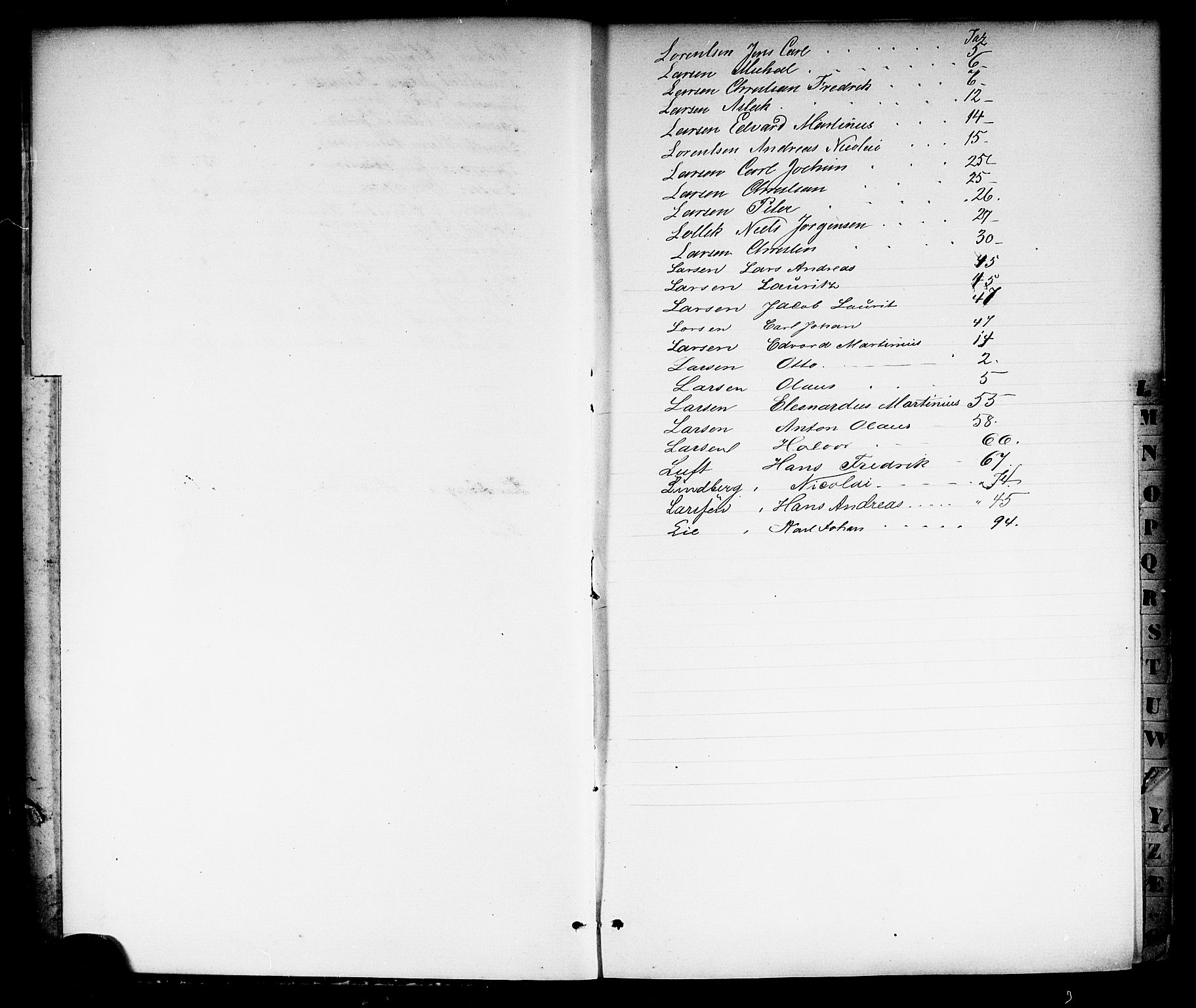 Porsgrunn innrulleringskontor, AV/SAKO-A-829/F/Fb/L0003: Annotasjonsrulle, 1860-1870, p. 12