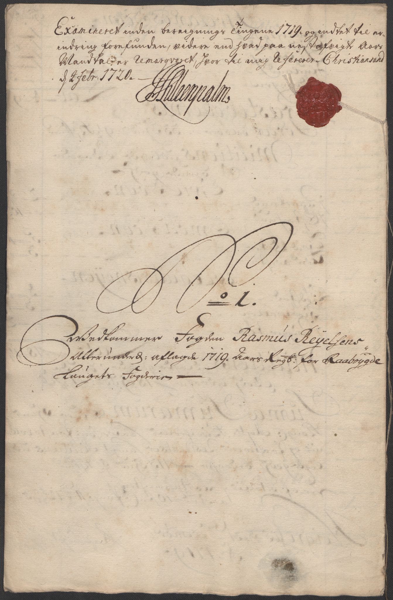 Rentekammeret inntil 1814, Reviderte regnskaper, Fogderegnskap, AV/RA-EA-4092/R40/L2453: Fogderegnskap Råbyggelag, 1718-1719, p. 278