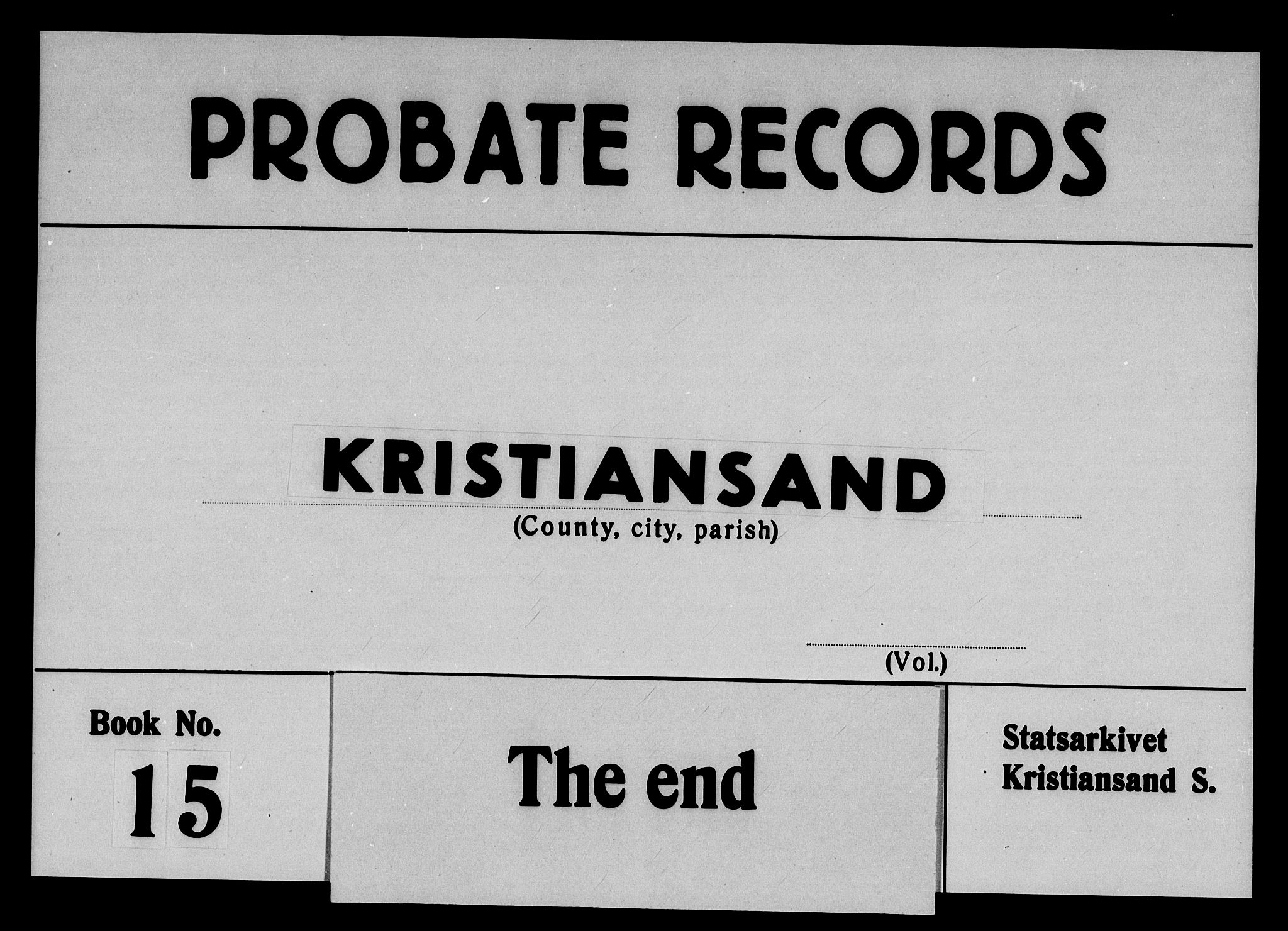 Kristiansand byrett, SAK/1223-0001/H/Hc/L0019: Skifteprotokoll nr. 15, med register, 1817-1831