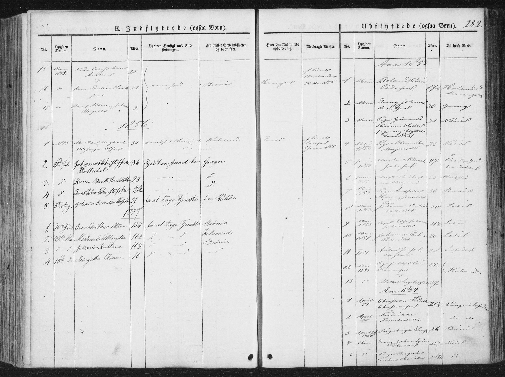 Ministerialprotokoller, klokkerbøker og fødselsregistre - Nordland, AV/SAT-A-1459/810/L0144: Parish register (official) no. 810A07 /1, 1841-1862, p. 282