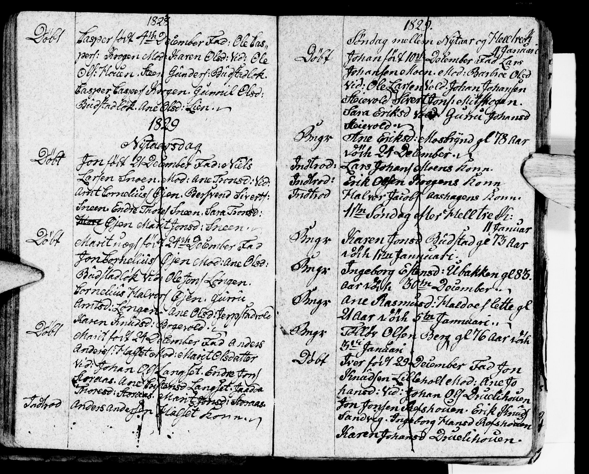 Meldal sokneprestkontor, AV/SAT-A-1123/1/I/I1/I1f/L0008: Parish register draft no. 672I1F, 1827-1866