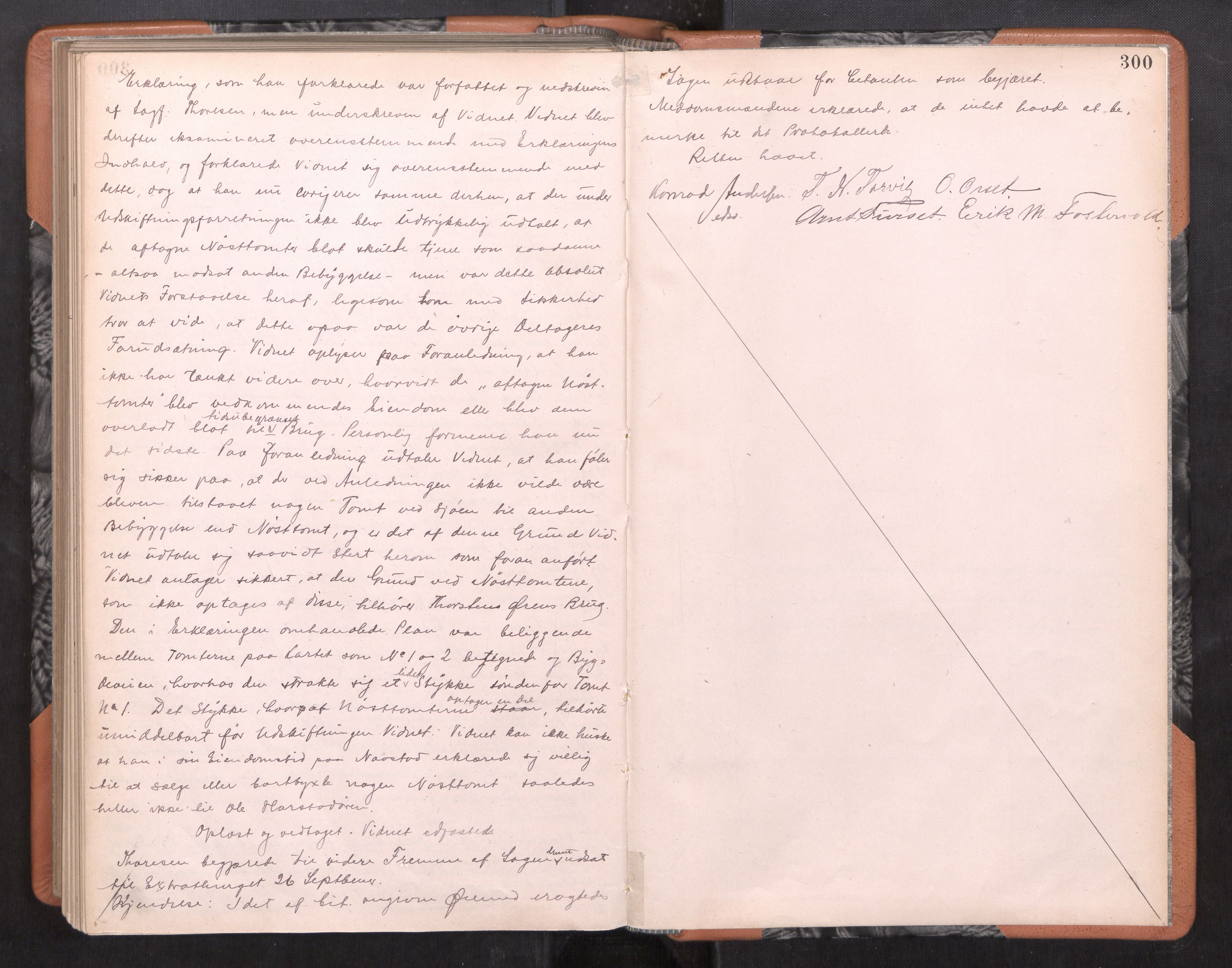Nordmøre sorenskriveri, AV/SAT-A-4132/1/1/1B/L0028: Ekstrarettsprotokoll, 1902-1906, p. 299b-300a