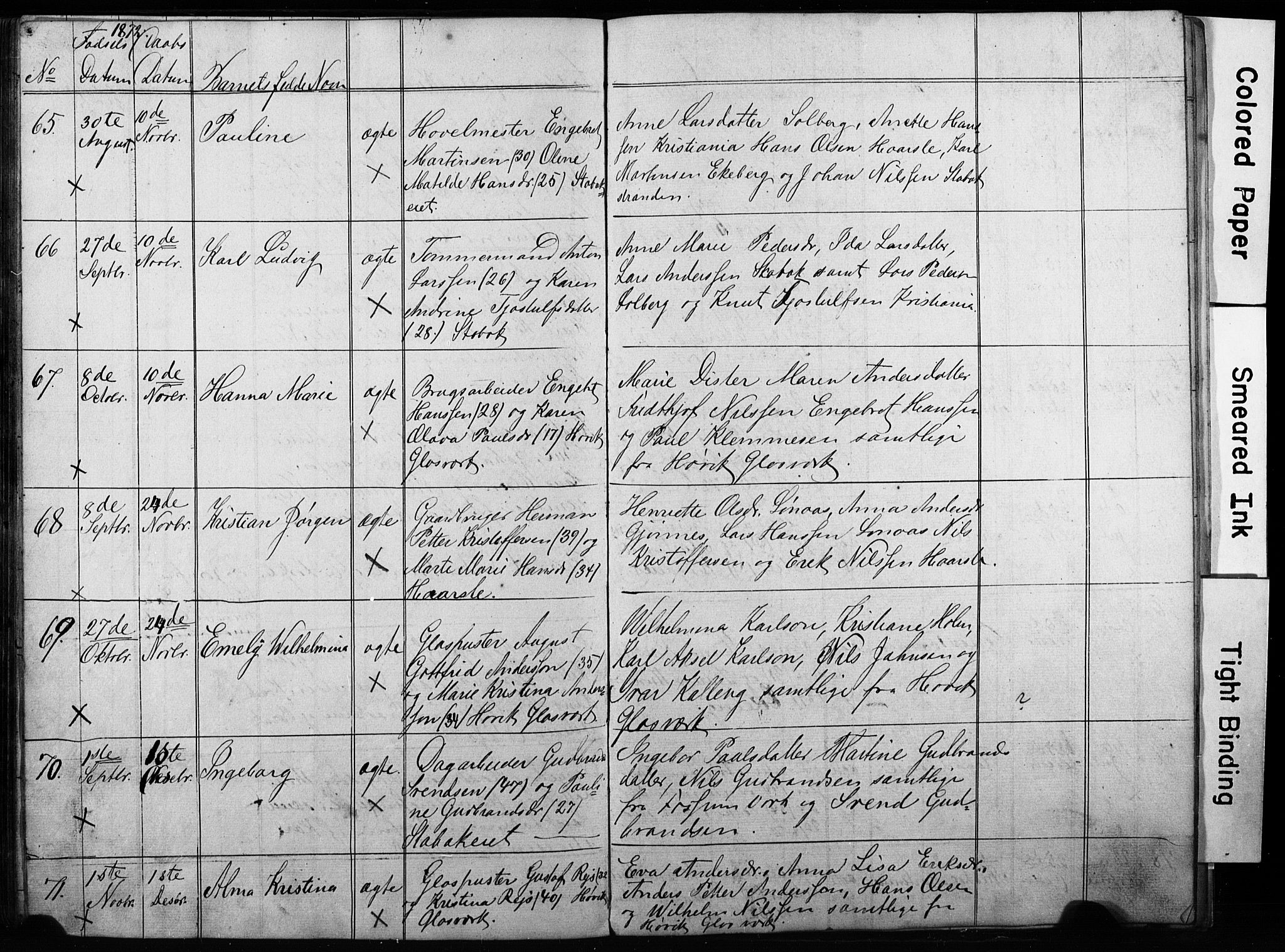 Asker prestekontor Kirkebøker, AV/SAO-A-10256a/G/Gc/L0001: Parish register (copy) no. III 1, 1854-1873