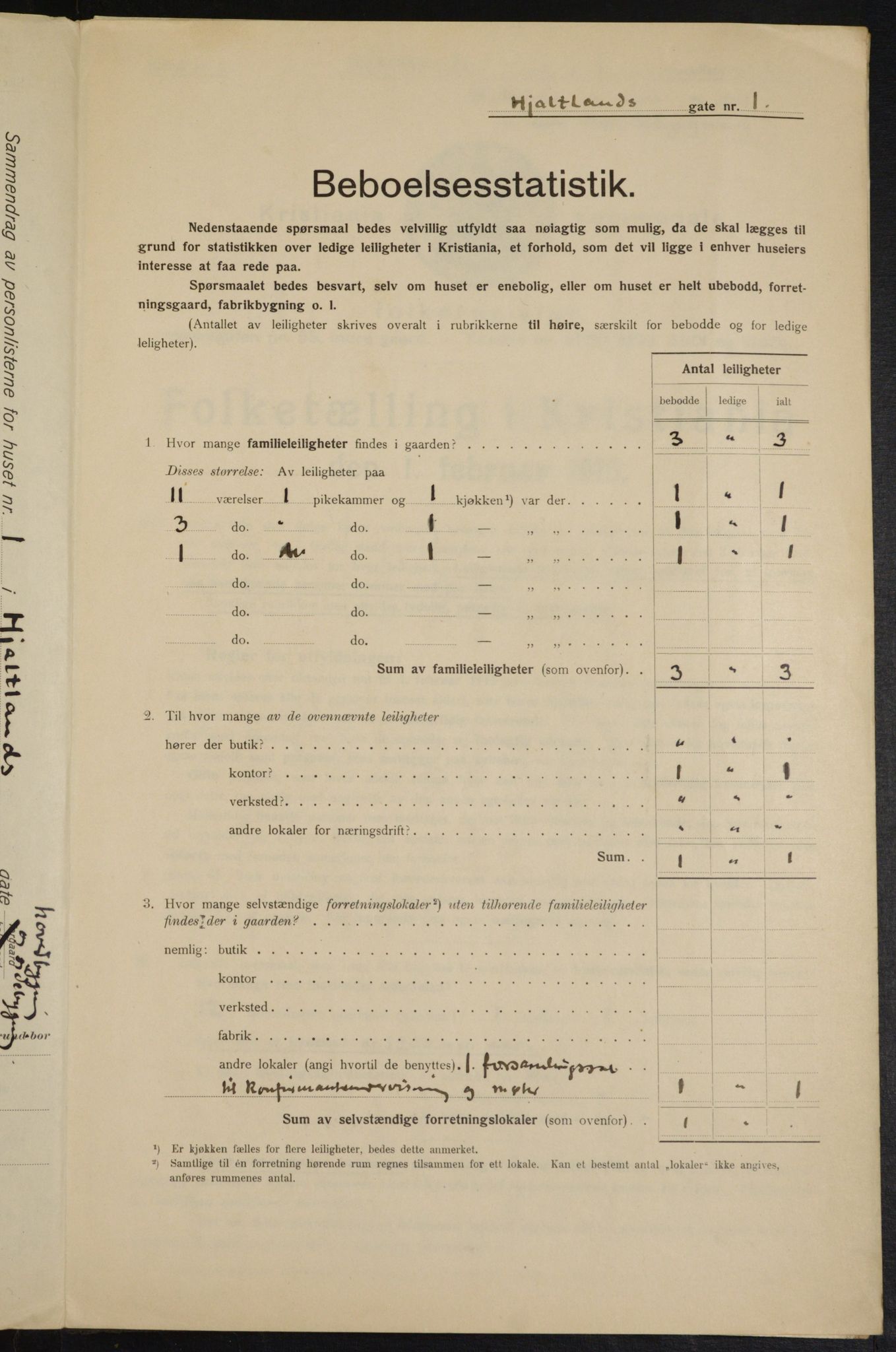 OBA, Municipal Census 1915 for Kristiania, 1915, p. 39744