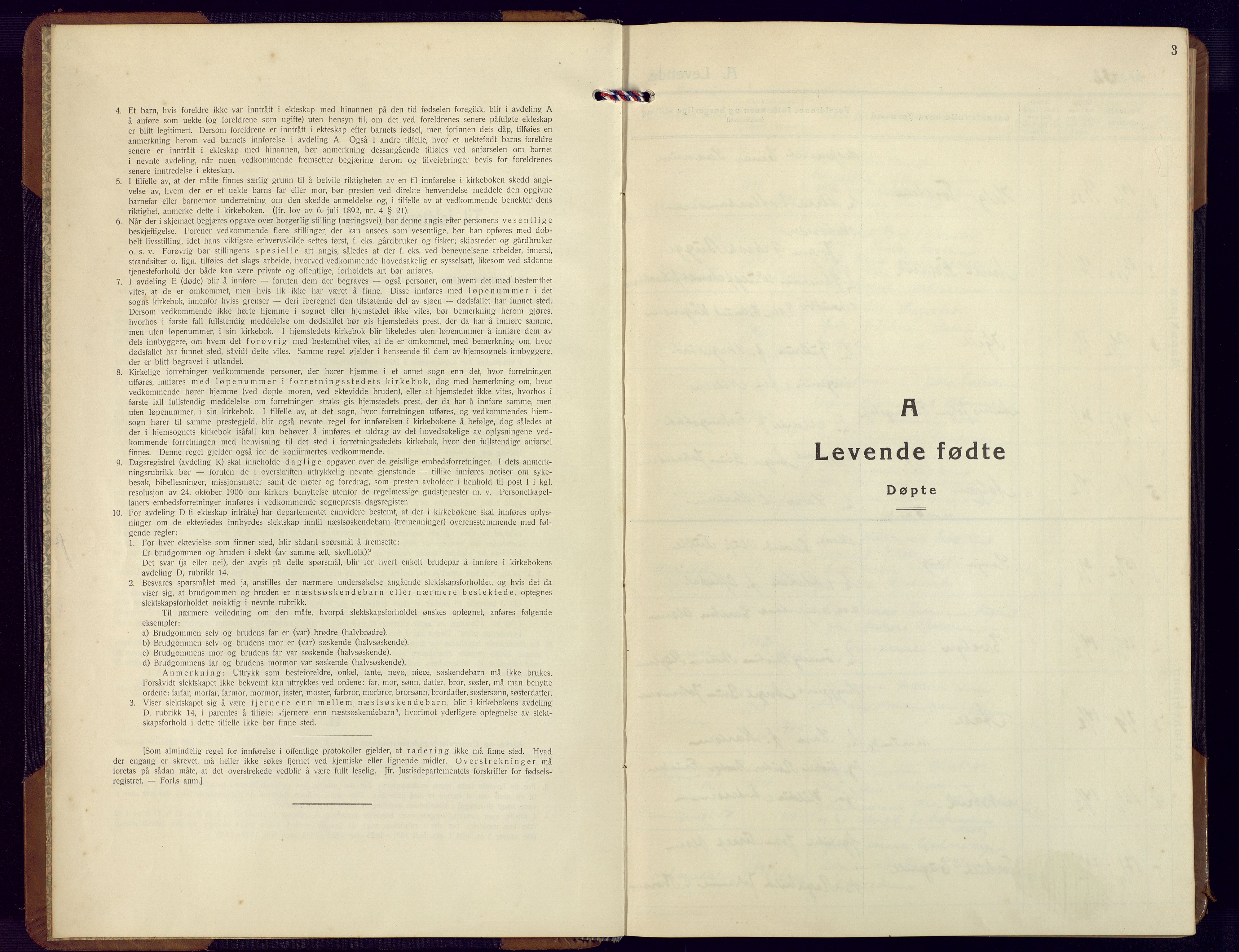 Mandal sokneprestkontor, SAK/1111-0030/F/Fb/Fbc/L0002: Parish register (copy) no. B 2, 1931-1949, p. 3