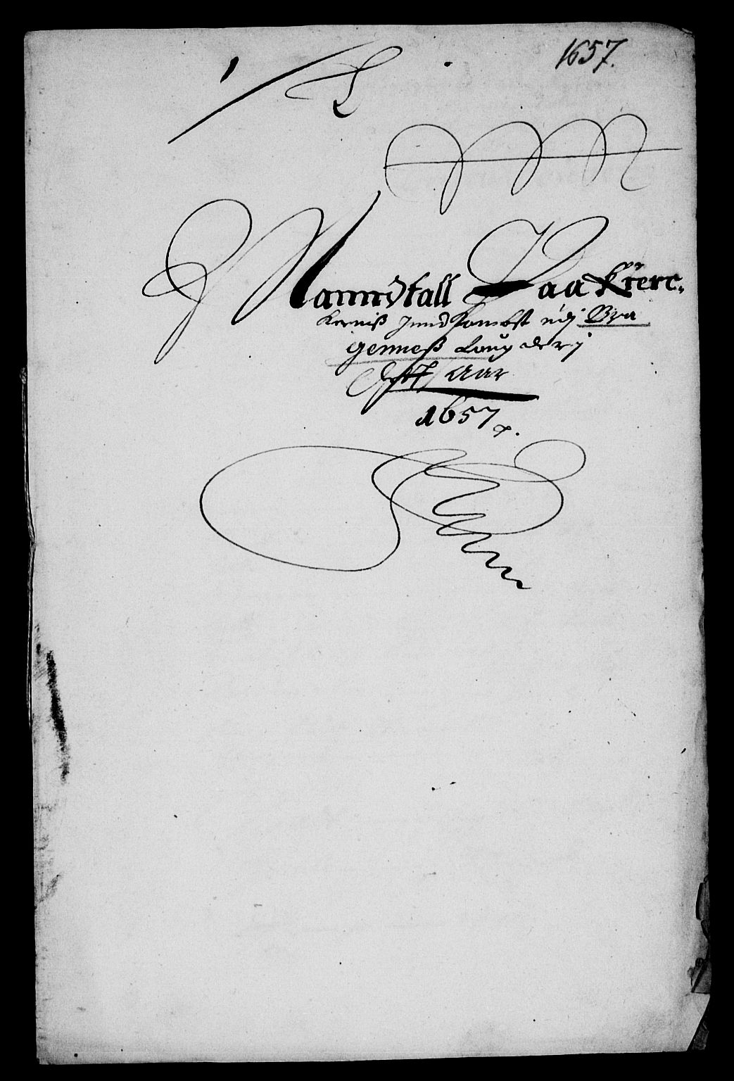 Rentekammeret inntil 1814, Reviderte regnskaper, Lensregnskaper, AV/RA-EA-5023/R/Rb/Rba/L0246: Akershus len, 1657-1659