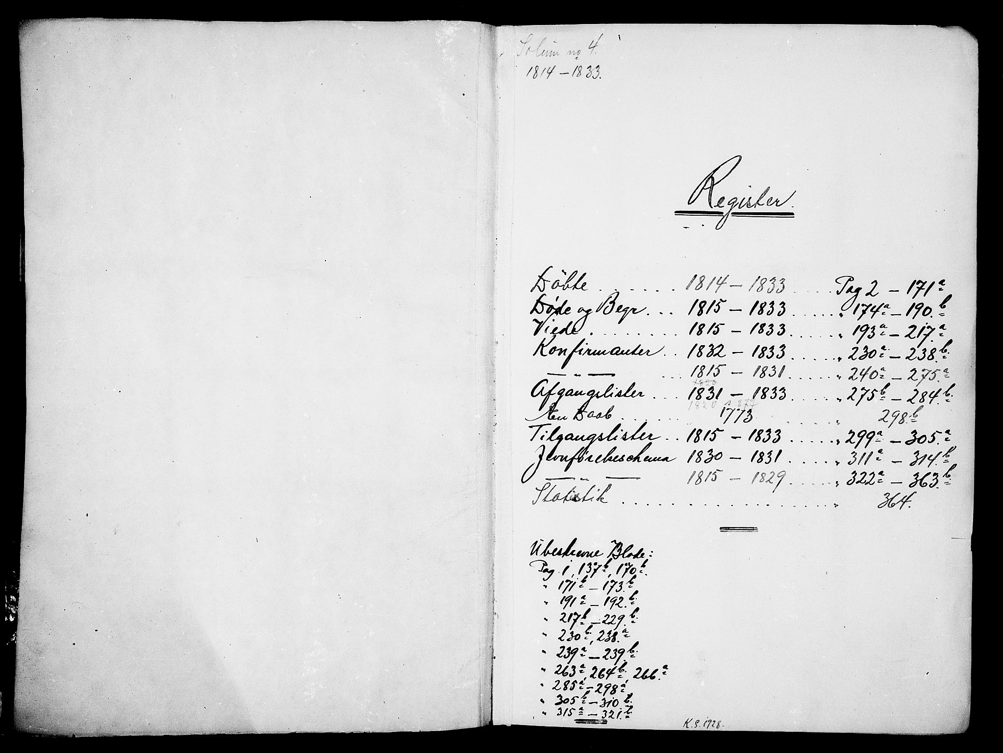 Solum kirkebøker, SAKO/A-306/G/Ga/L0001: Parish register (copy) no. I 1, 1814-1833