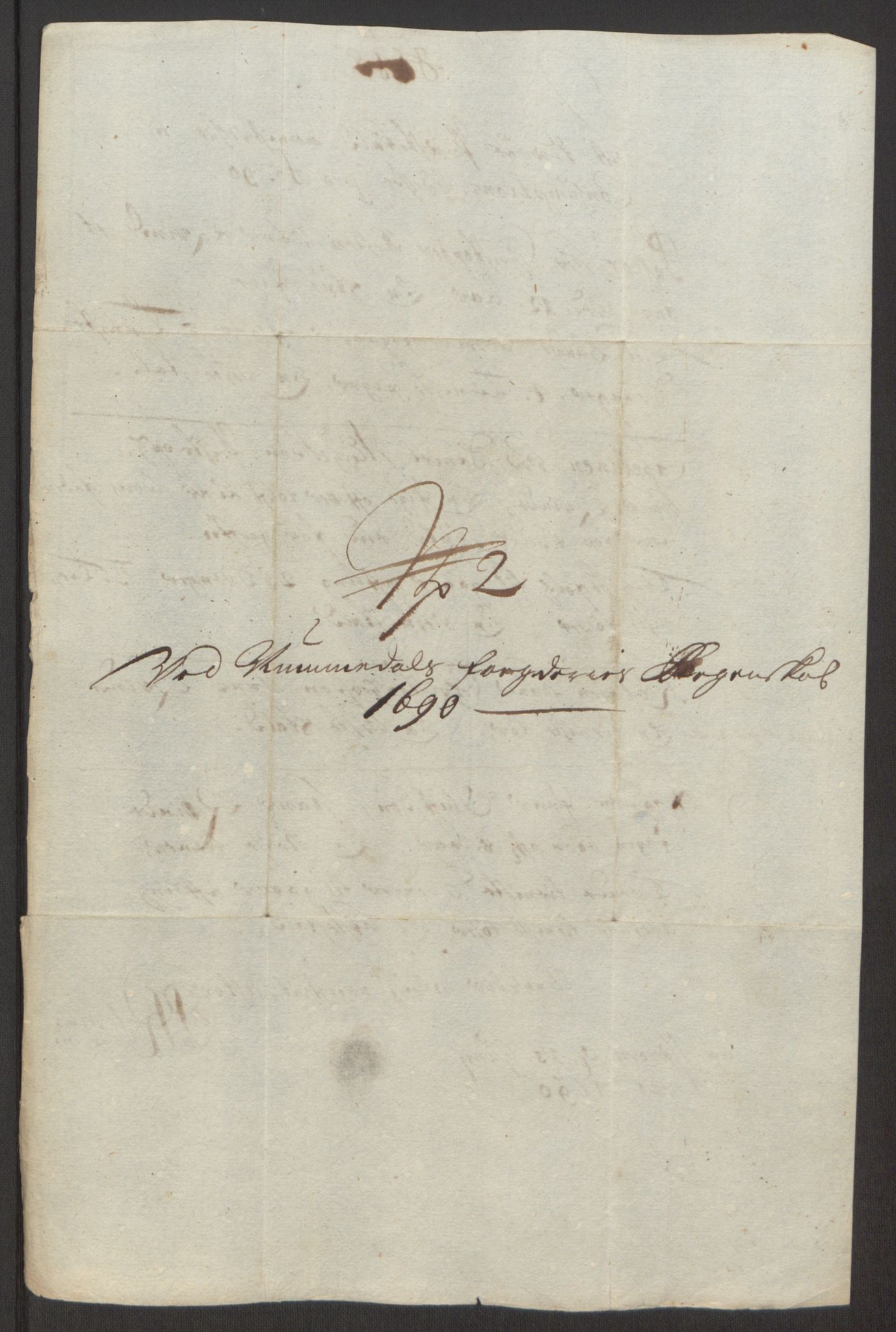 Rentekammeret inntil 1814, Reviderte regnskaper, Fogderegnskap, RA/EA-4092/R64/L4423: Fogderegnskap Namdal, 1690-1691, p. 50