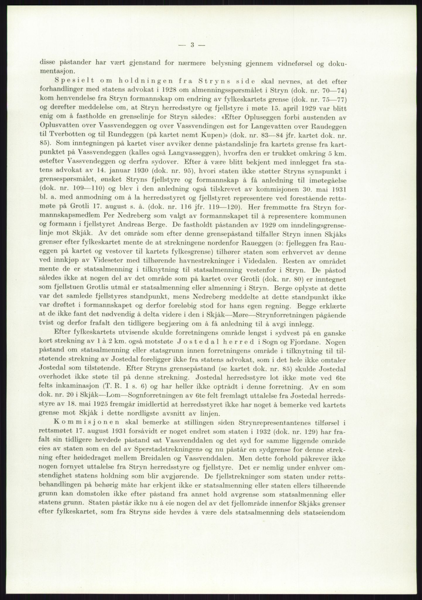 Høyfjellskommisjonen, AV/RA-S-1546/X/Xa/L0001: Nr. 1-33, 1909-1953, p. 2985