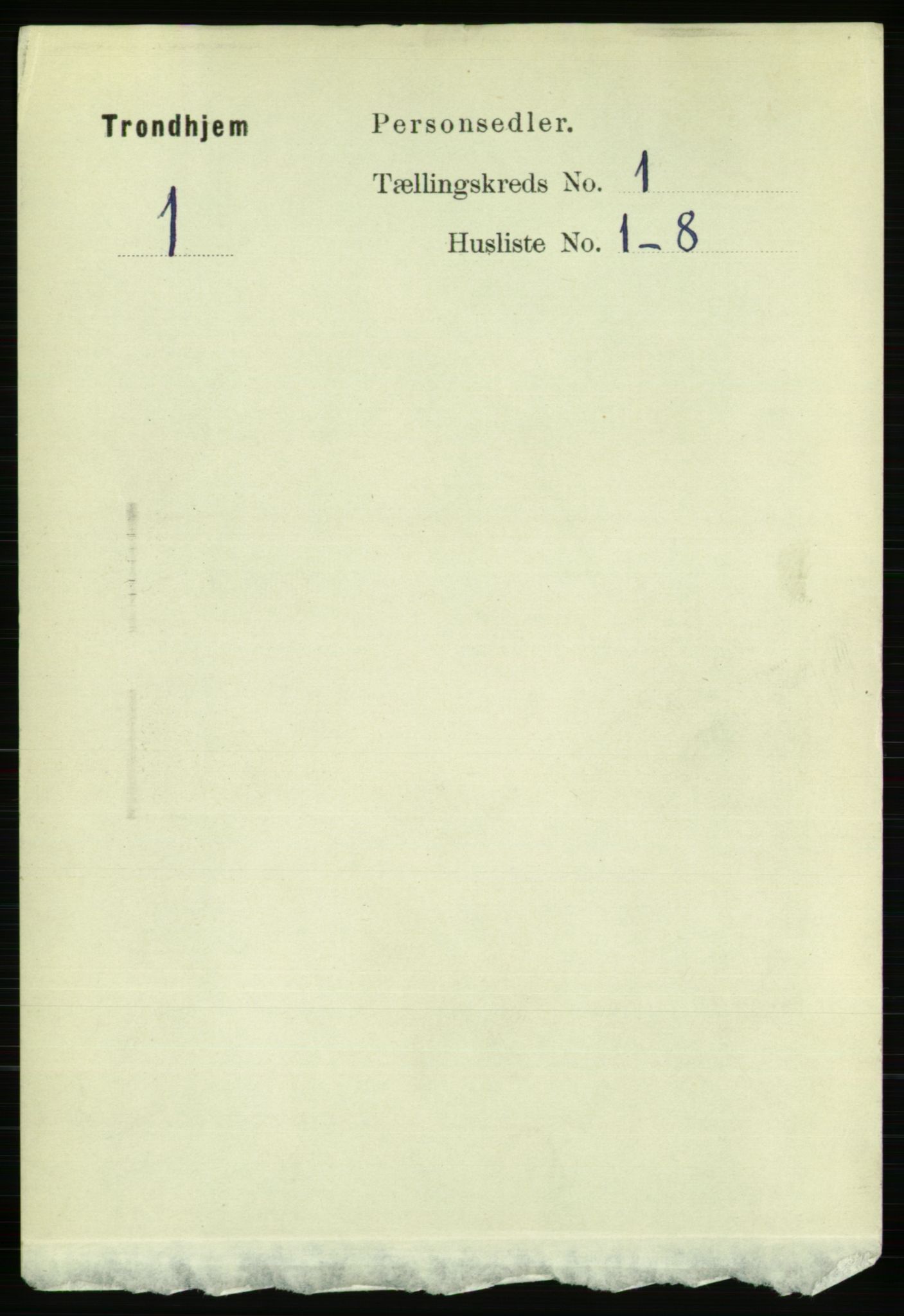 RA, 1891 census for 1601 Trondheim, 1891, p. 2576
