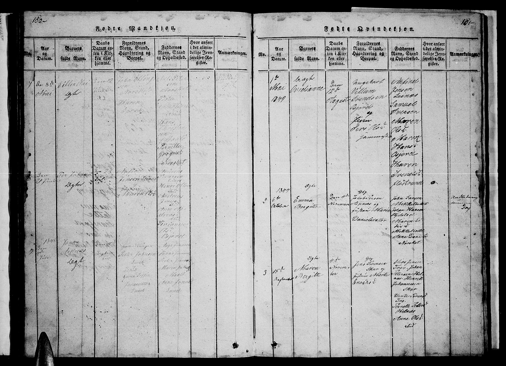 Ministerialprotokoller, klokkerbøker og fødselsregistre - Nordland, AV/SAT-A-1459/857/L0826: Parish register (copy) no. 857C01, 1821-1852, p. 150-151