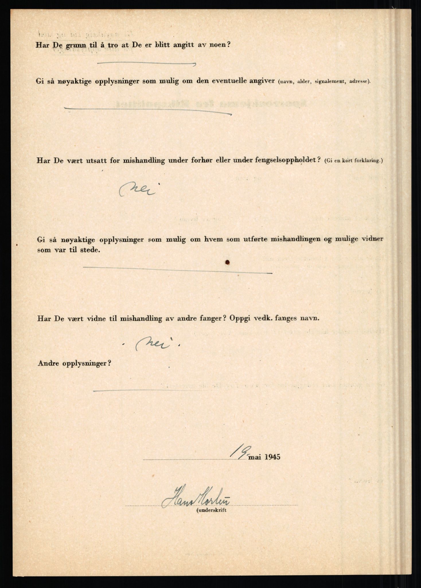 Rikspolitisjefen, AV/RA-S-1560/L/L0009: Karlsen, Aksel Emanuel - Kristiansen, Øivind Vetre, 1940-1945, p. 772