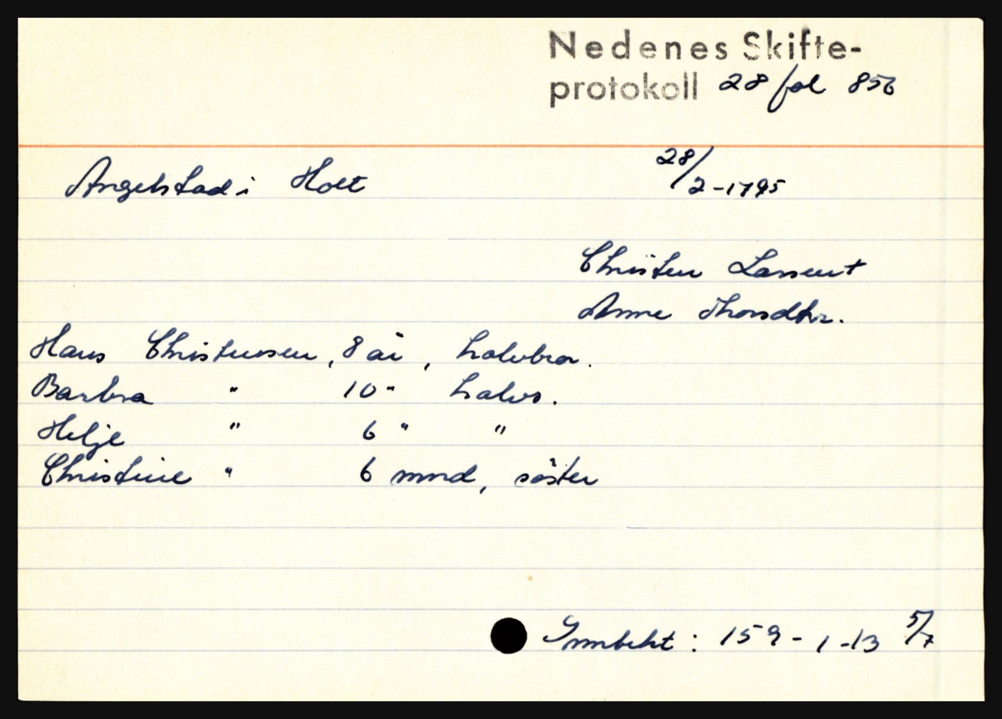 Nedenes sorenskriveri før 1824, AV/SAK-1221-0007/H, p. 317