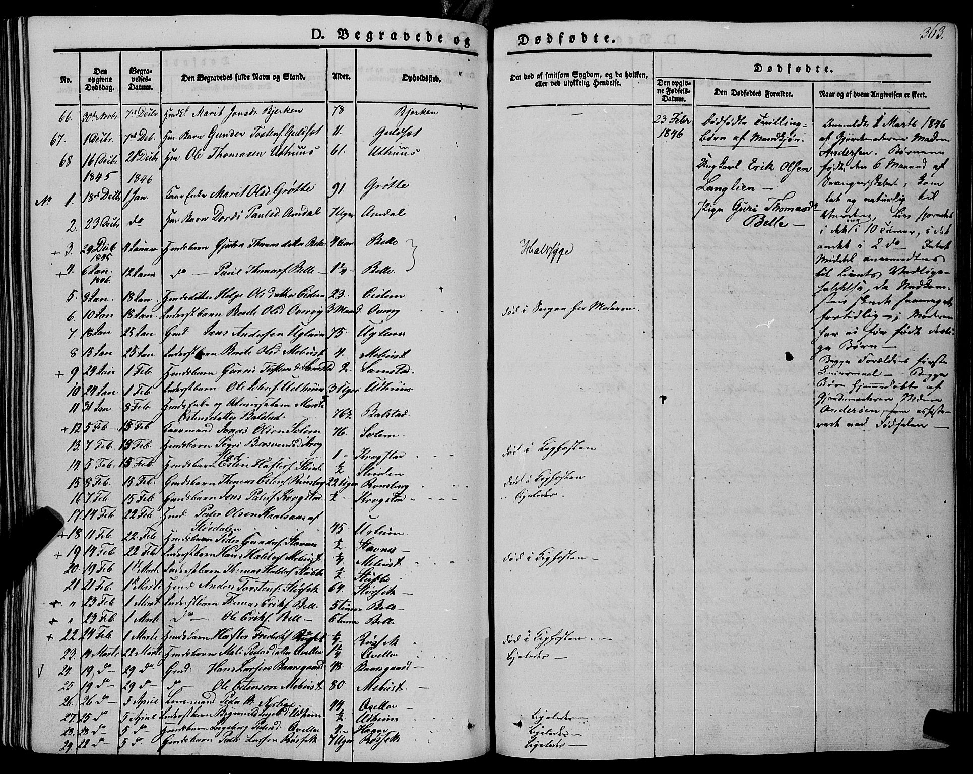 Ministerialprotokoller, klokkerbøker og fødselsregistre - Sør-Trøndelag, SAT/A-1456/695/L1145: Parish register (official) no. 695A06 /1, 1843-1859, p. 363
