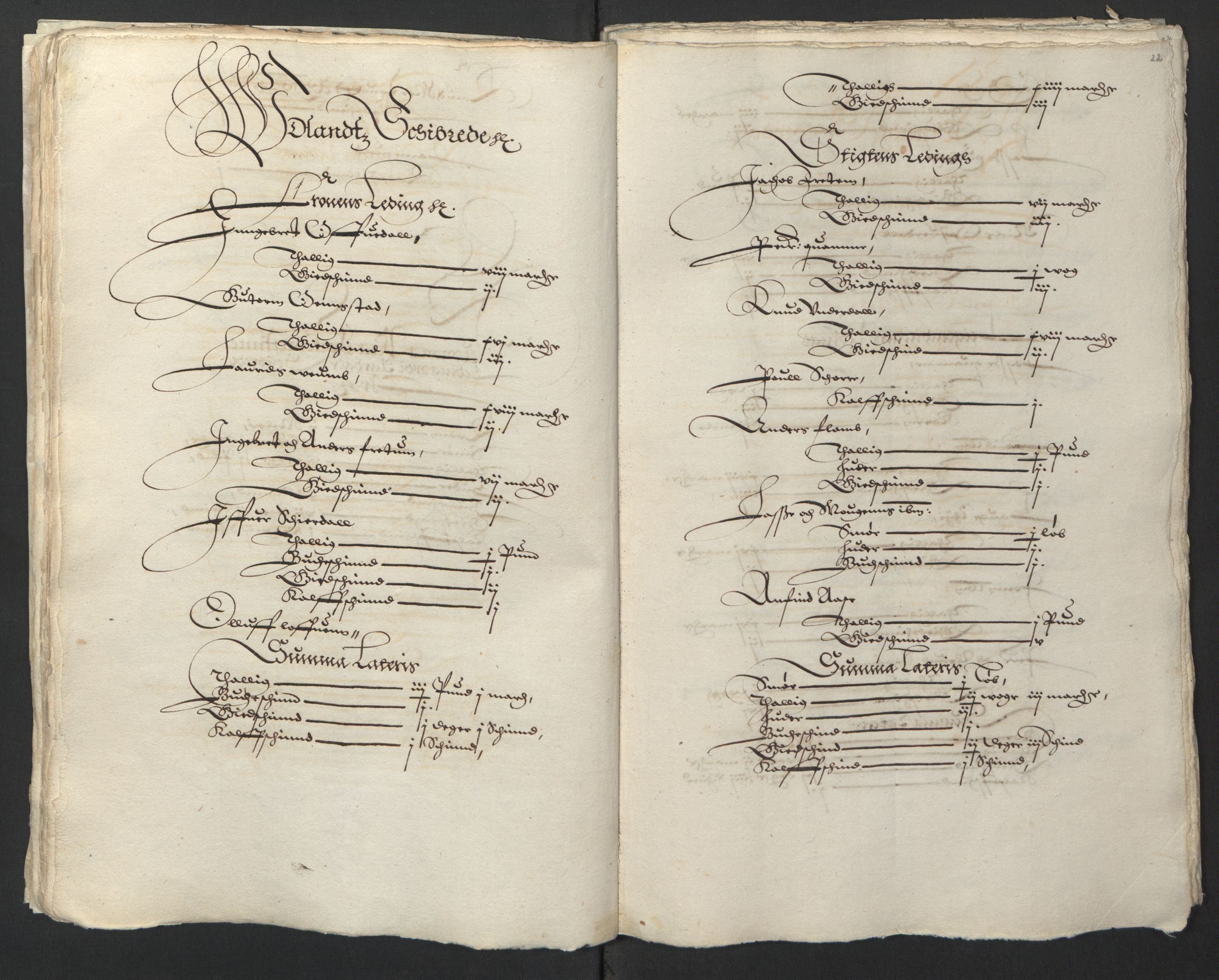 Stattholderembetet 1572-1771, AV/RA-EA-2870/Ek/L0003/0001: Jordebøker til utlikning av garnisonsskatt 1624-1626: / Jordebøker for Bergenhus len, 1624-1625, p. 137