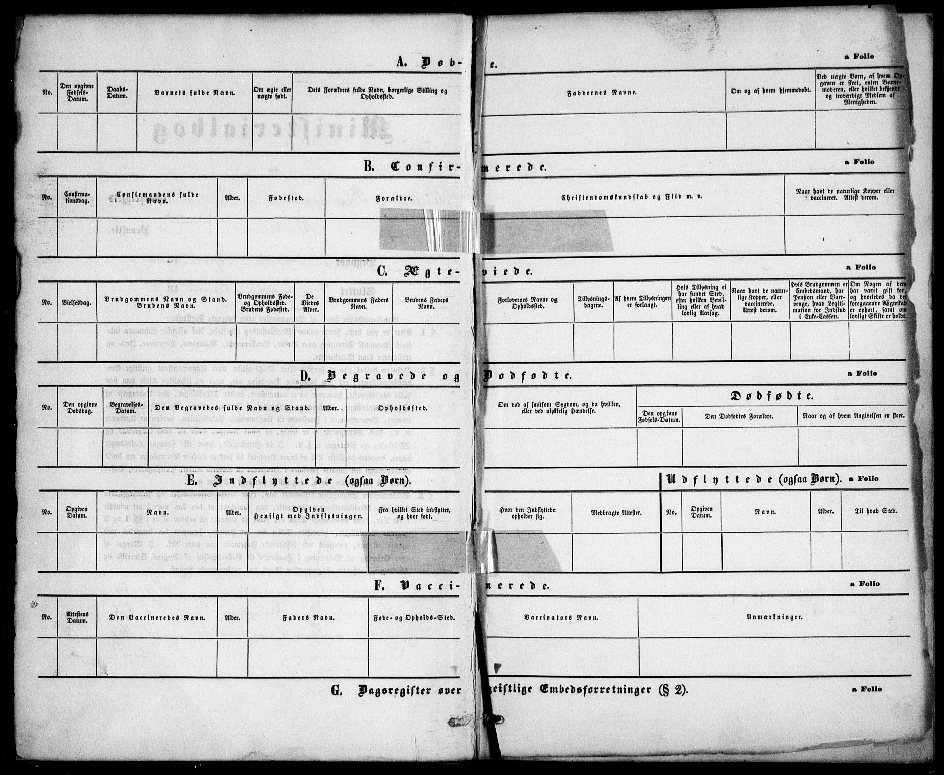 Krohgstøtten sykehusprest Kirkebøker, AV/SAO-A-10854/F/Fa/L0001: Parish register (official) no. 1, 1865-1873