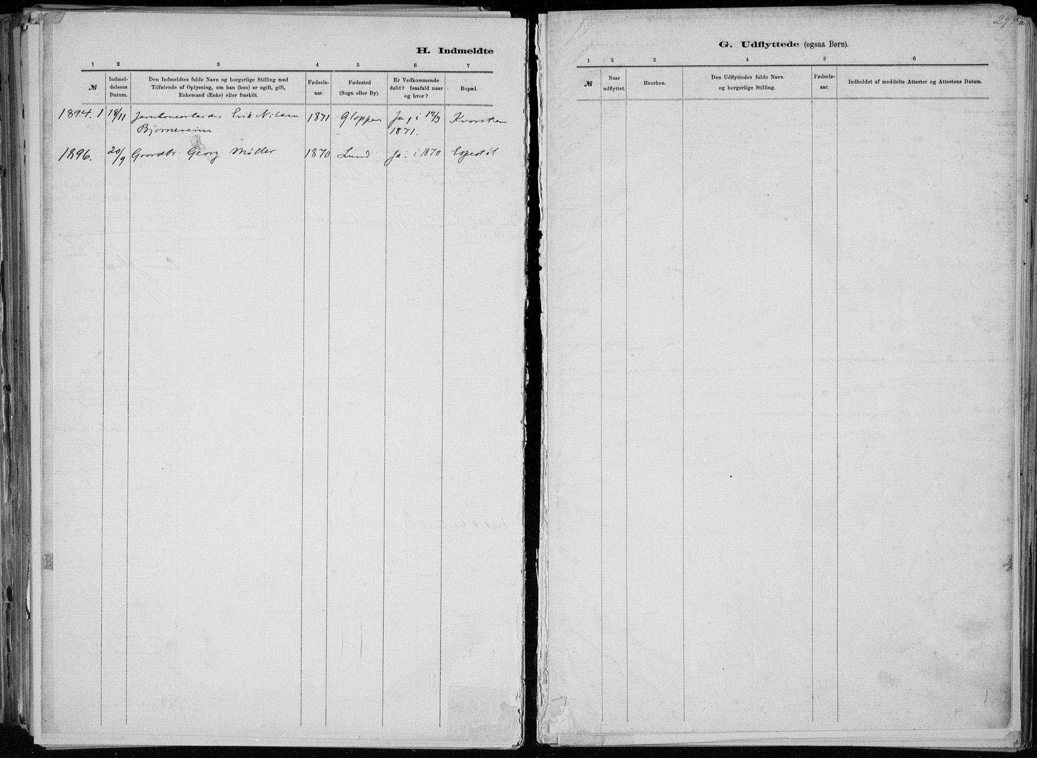 Oddernes sokneprestkontor, AV/SAK-1111-0033/F/Fa/Faa/L0009: Parish register (official) no. A 9, 1884-1896, p. 294b