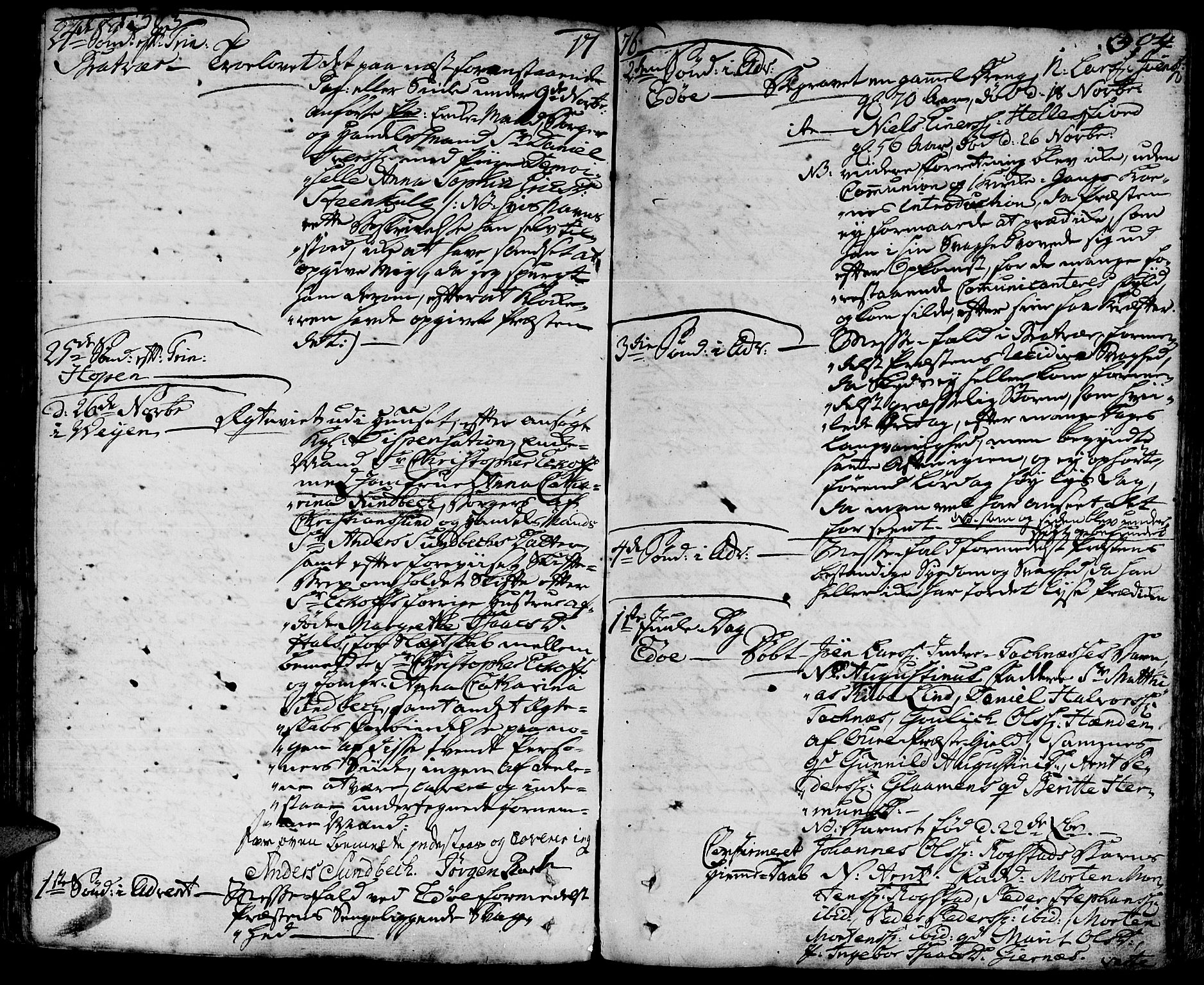 Ministerialprotokoller, klokkerbøker og fødselsregistre - Møre og Romsdal, SAT/A-1454/581/L0932: Parish register (official) no. 581A02, 1767-1823, p. 303-304