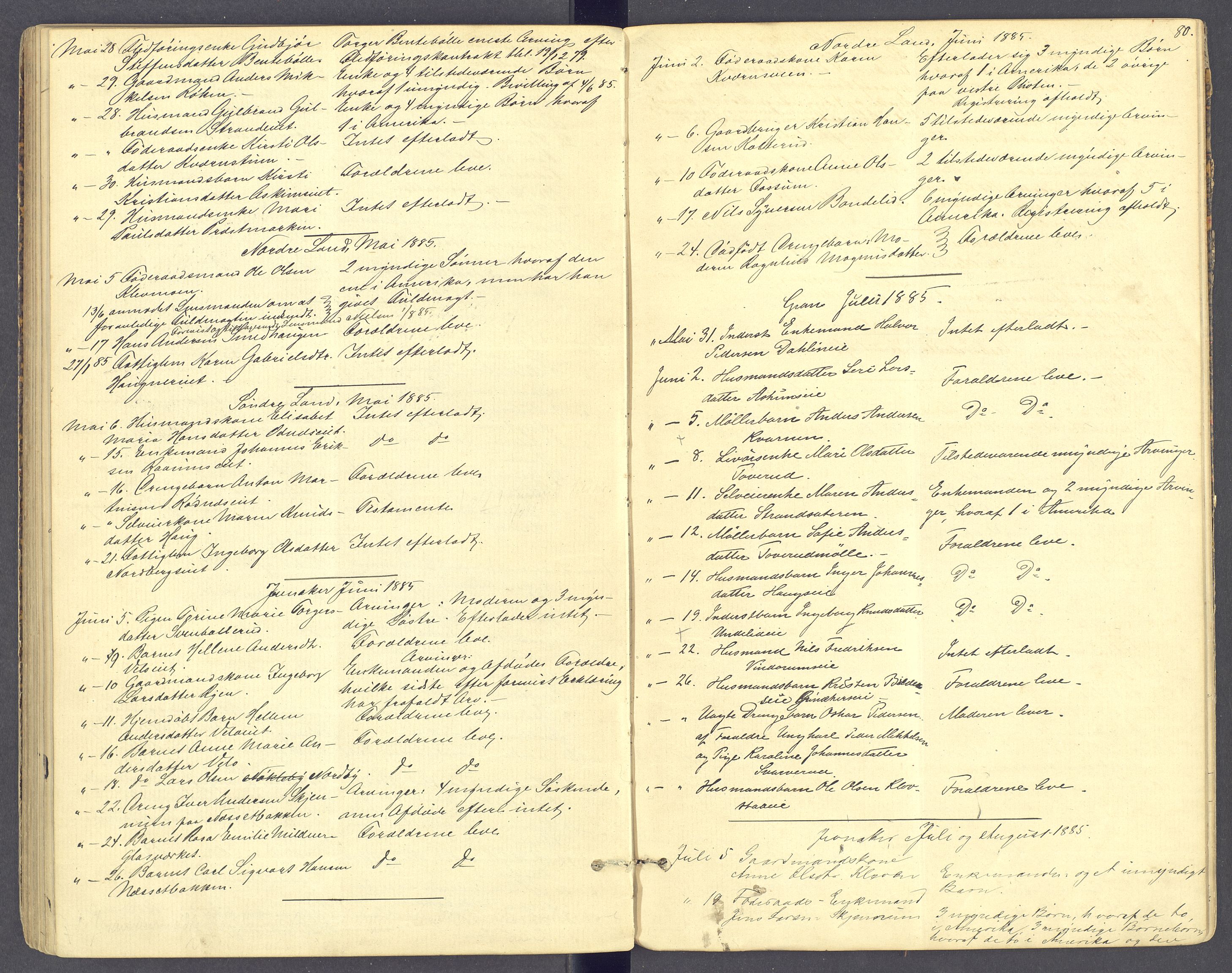 Hadeland og Land tingrett, AV/SAH-TING-010/J/Jg/L0005: Dødsfallsprotokoll, 1876-1886, p. 79b-80a