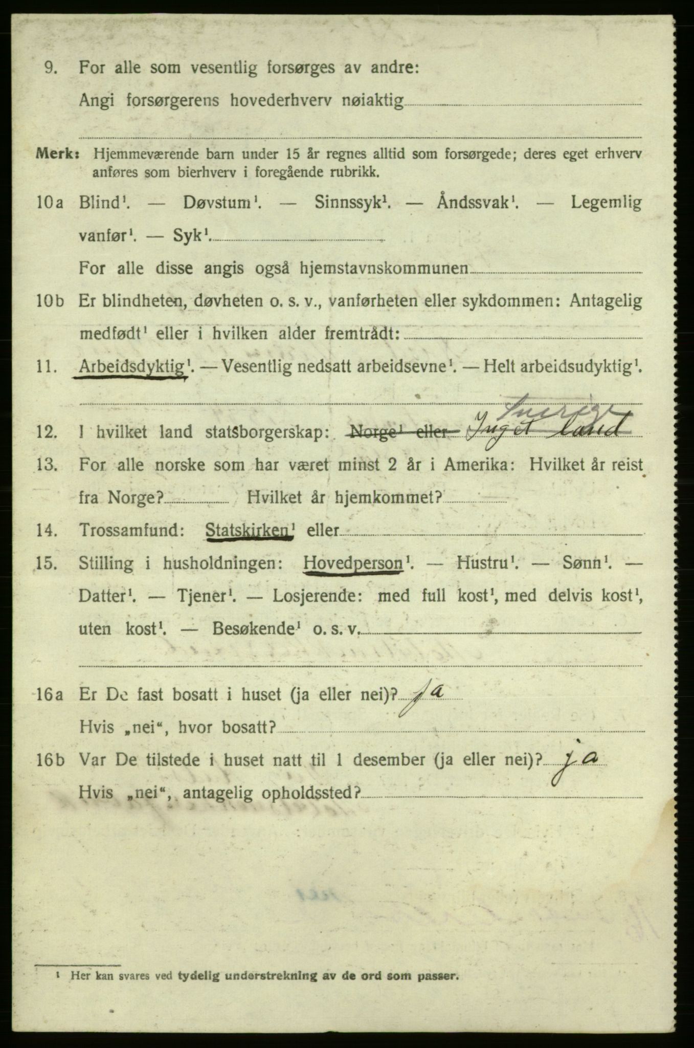 SAO, 1920 census for Fredrikshald, 1920, p. 22478