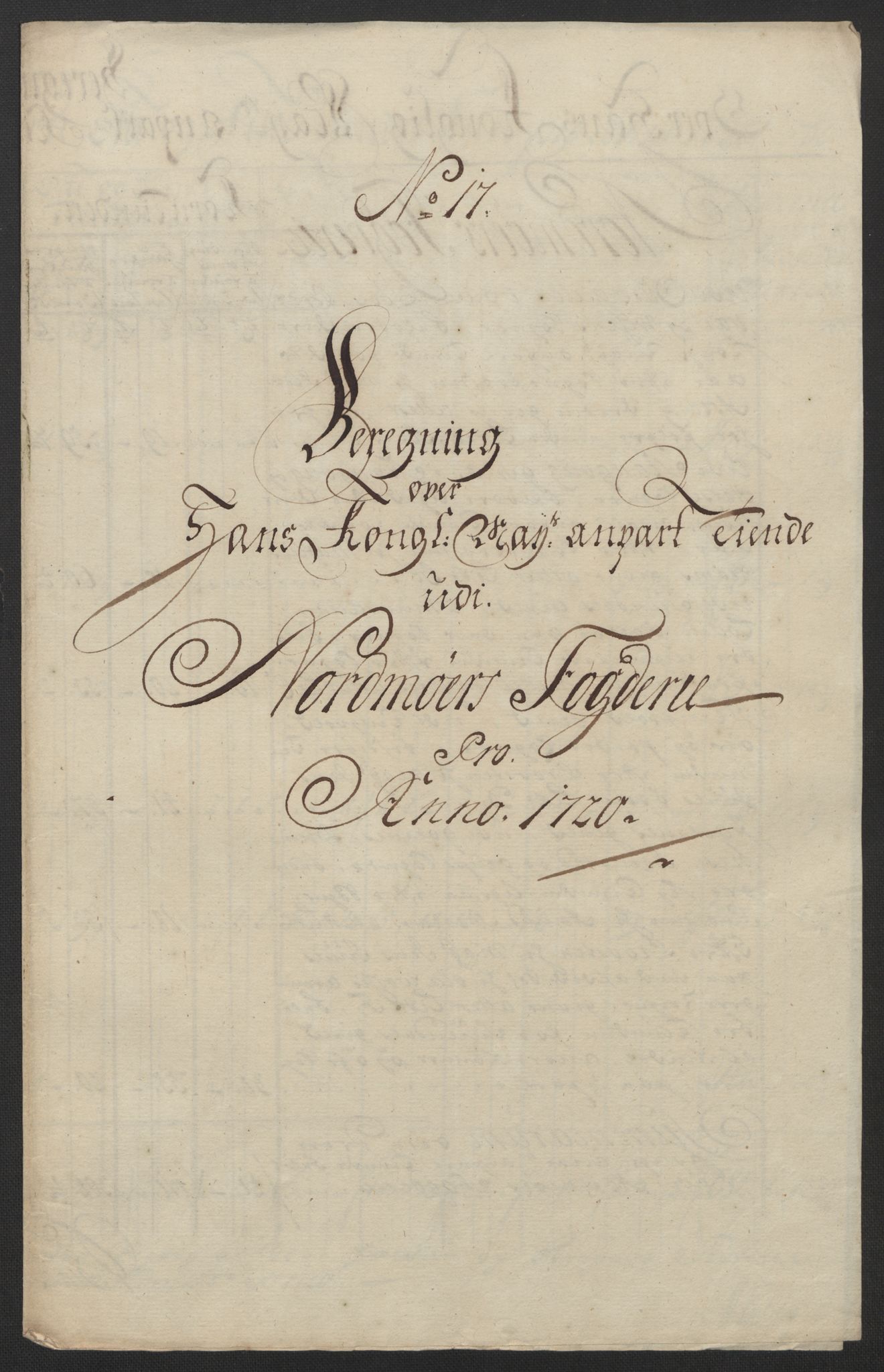 Rentekammeret inntil 1814, Reviderte regnskaper, Fogderegnskap, RA/EA-4092/R56/L3753: Fogderegnskap Nordmøre, 1720, p. 401