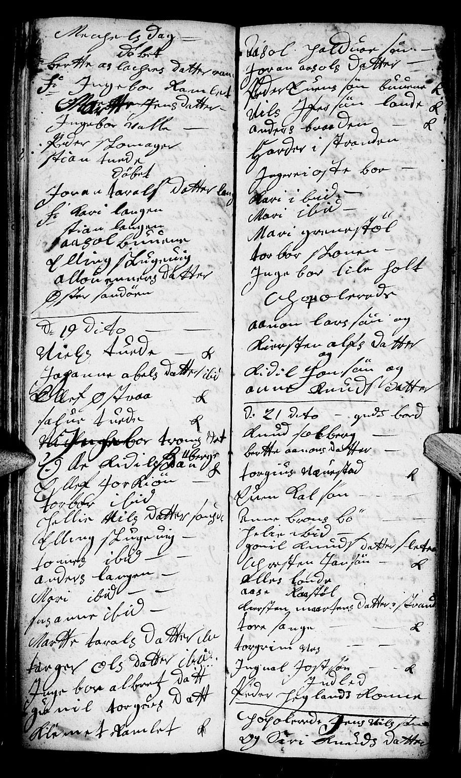 Holt sokneprestkontor, SAK/1111-0021/F/Fb/L0002: Parish register (copy) no. B 2, 1715-1727, p. 123