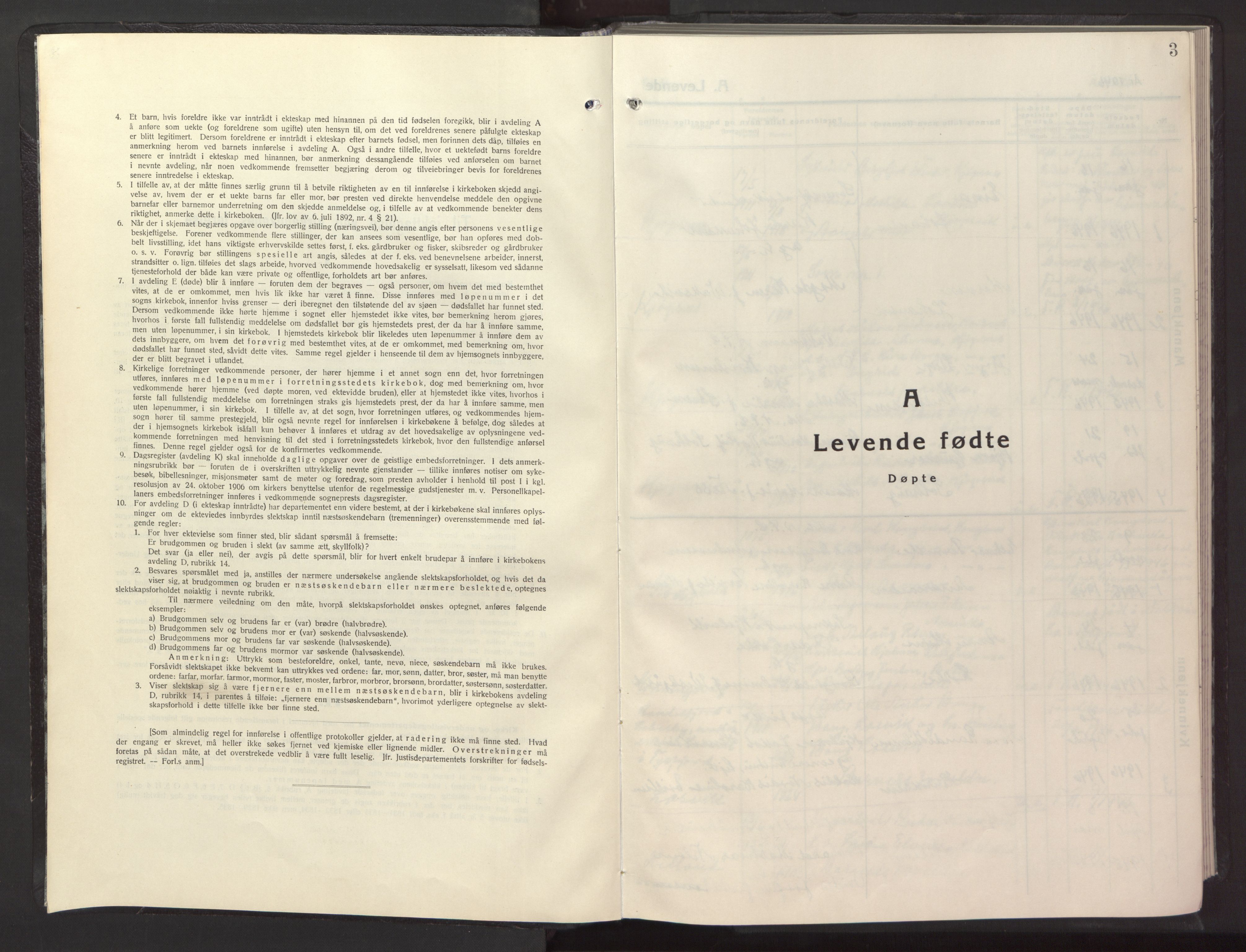 Ministerialprotokoller, klokkerbøker og fødselsregistre - Nordland, SAT/A-1459/861/L0882: Parish register (copy) no. 861C08, 1945-1950, p. 3