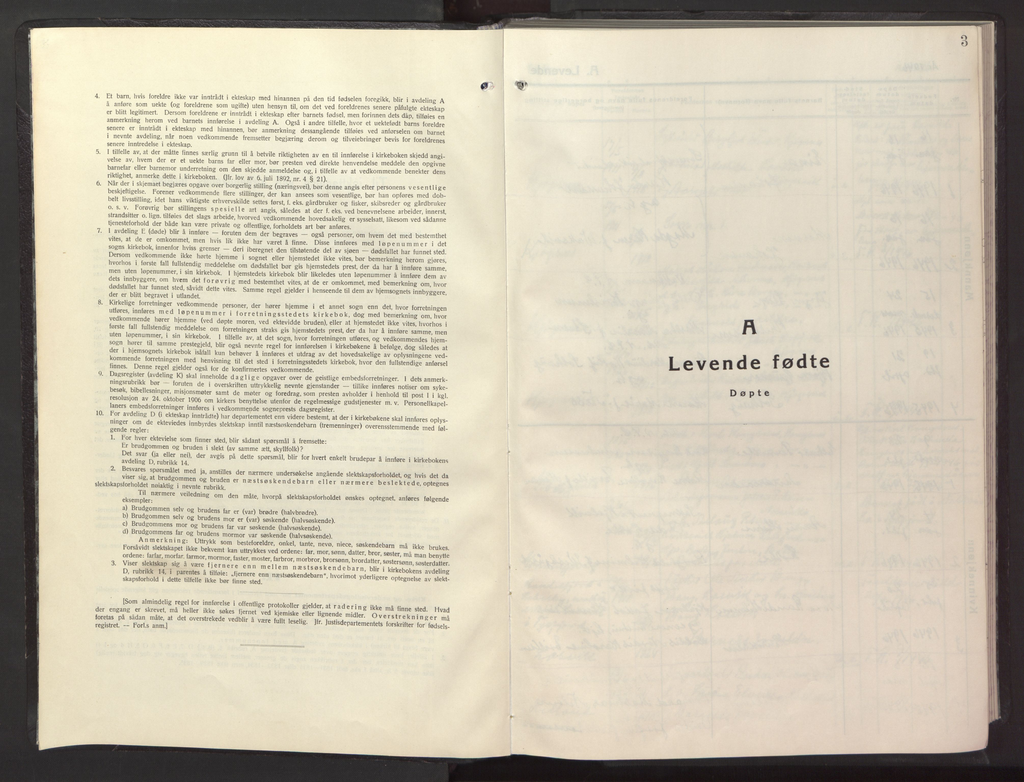 Ministerialprotokoller, klokkerbøker og fødselsregistre - Nordland, AV/SAT-A-1459/861/L0882: Parish register (copy) no. 861C08, 1945-1950, p. 3