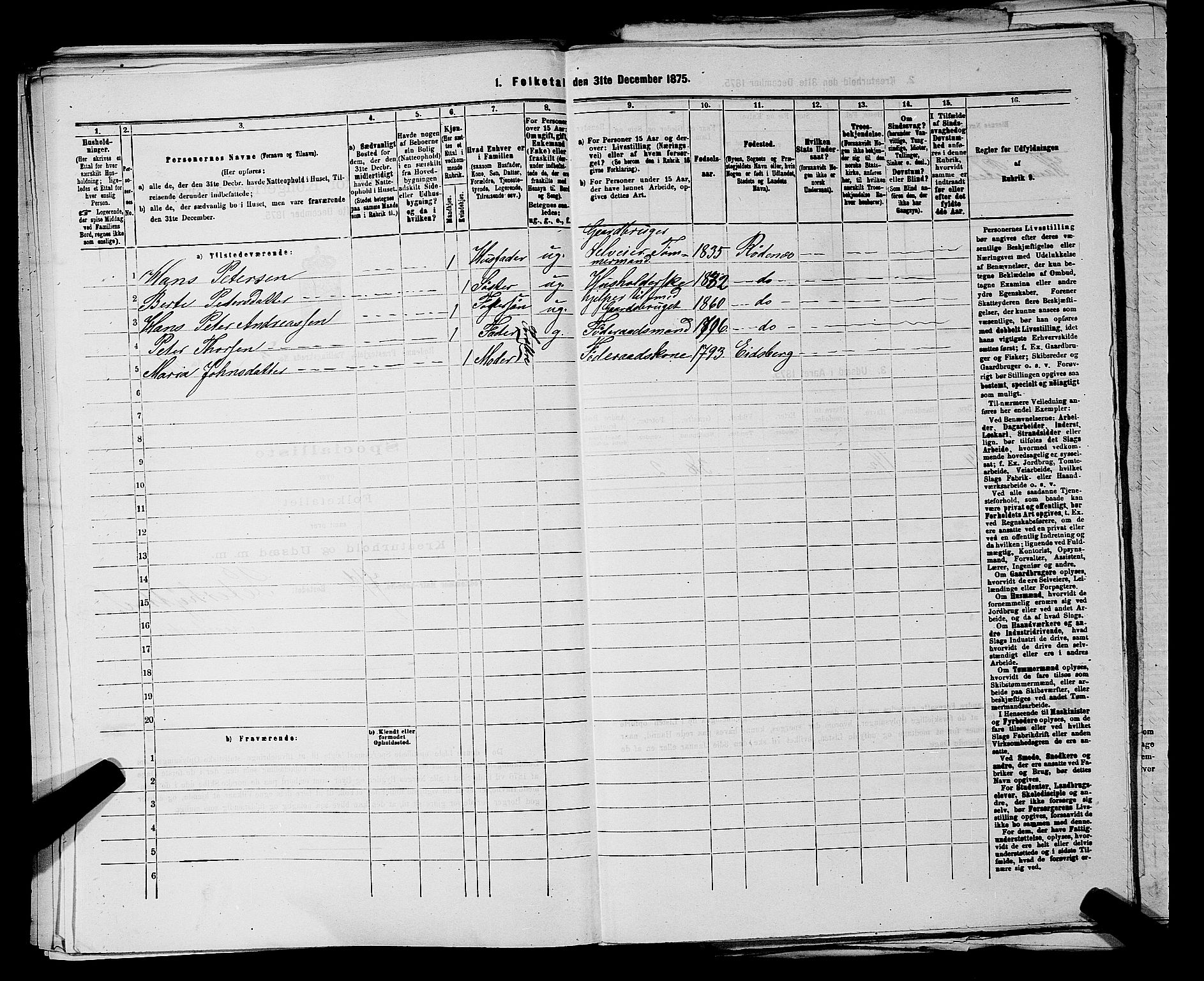 RA, 1875 census for 0120P Rødenes, 1875, p. 479
