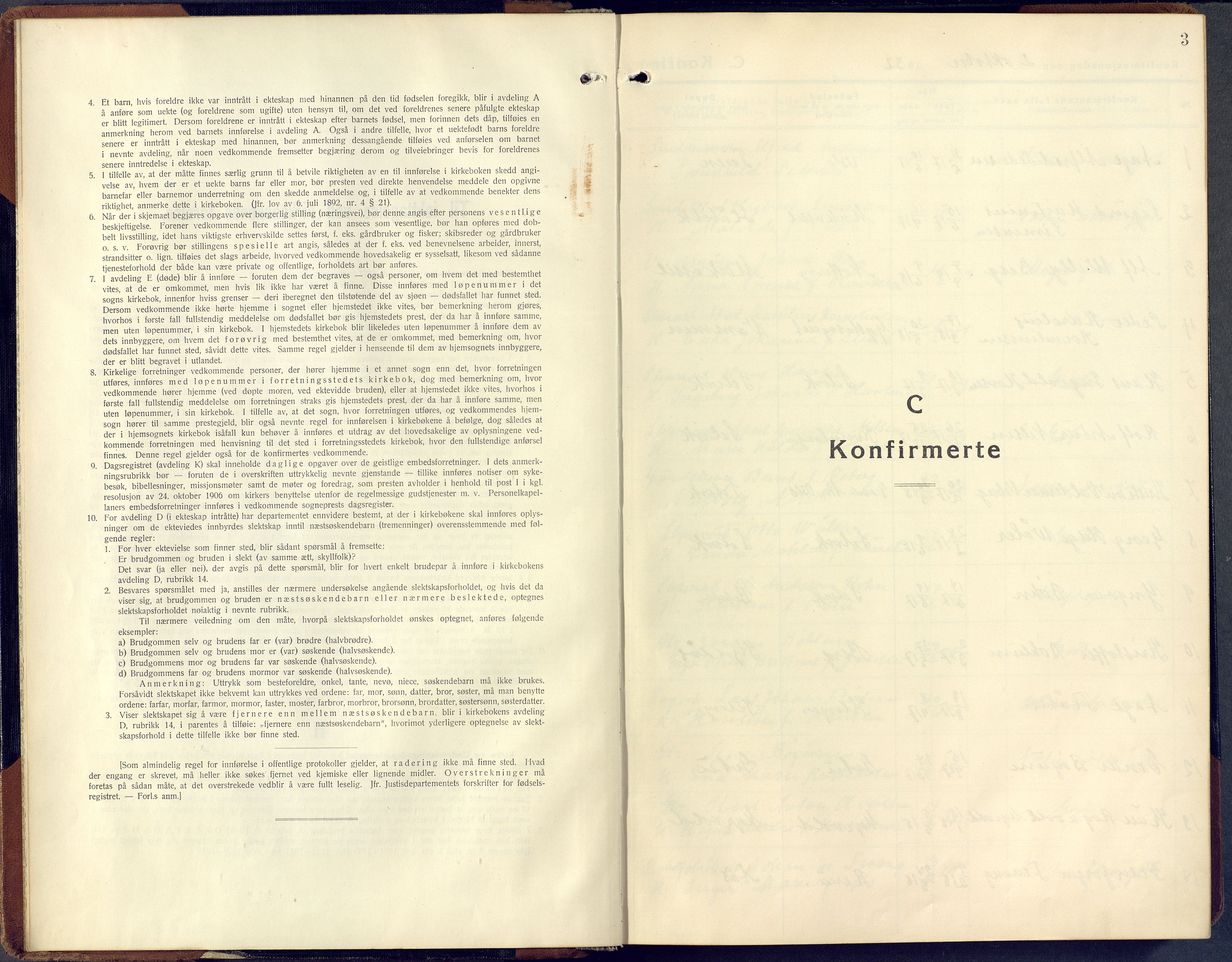 Sande Kirkebøker, AV/SAKO-A-53/F/Fa/L0010: Parish register (official) no. 9, 1932-1938, p. 3