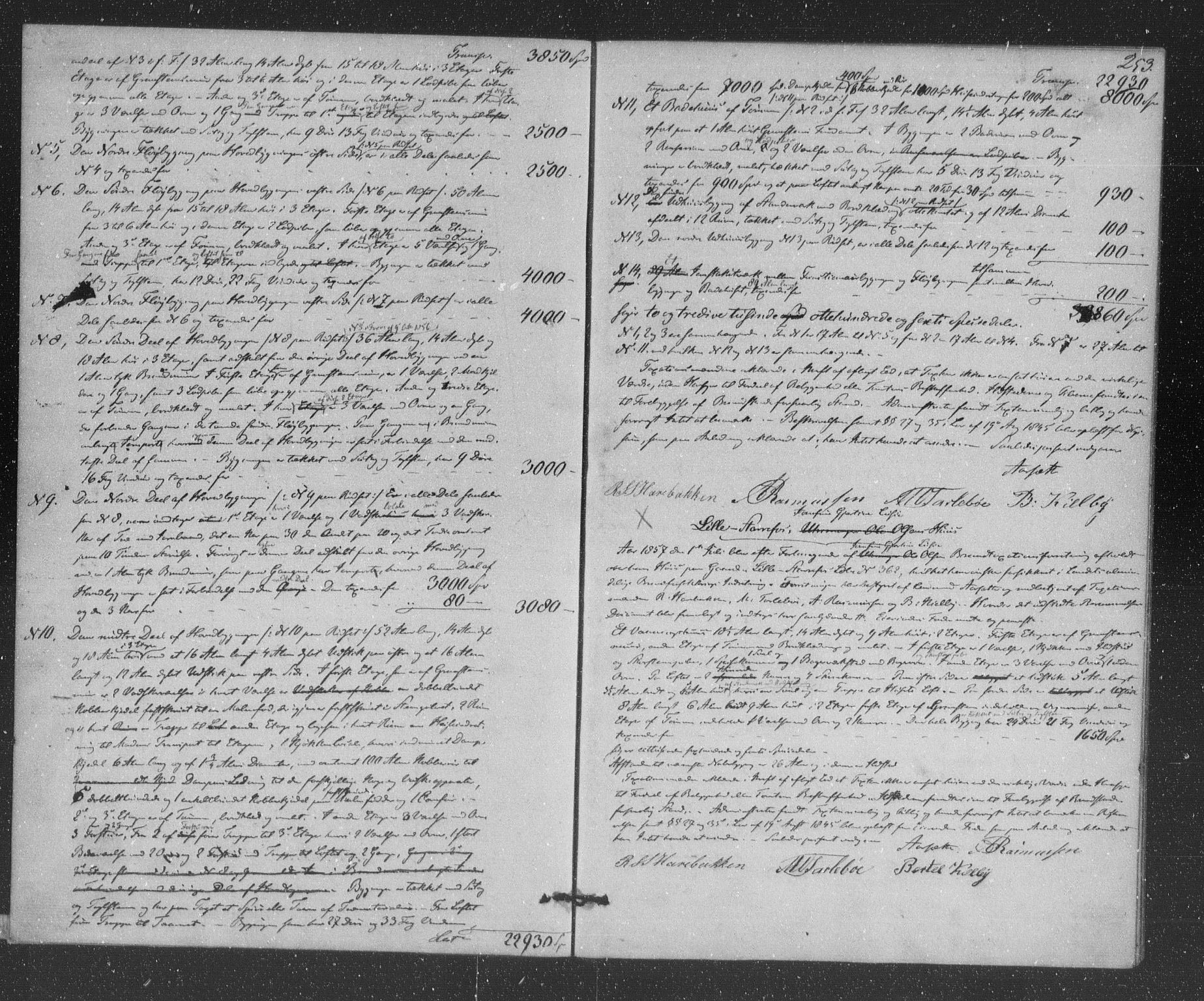 Lensmannen i Årstad, AV/SAB-A-36201/0012/L0001: Branntakstprotokoll, 1846-1857, p. 253