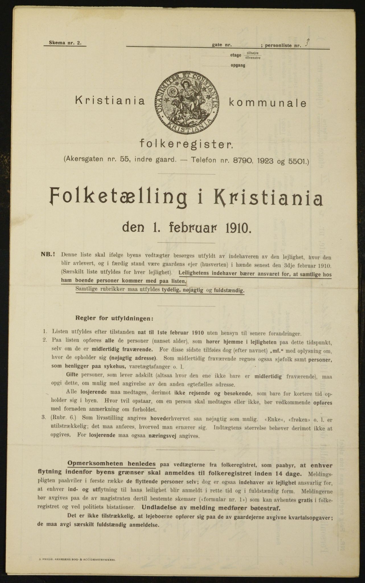 OBA, Municipal Census 1910 for Kristiania, 1910, p. 63221