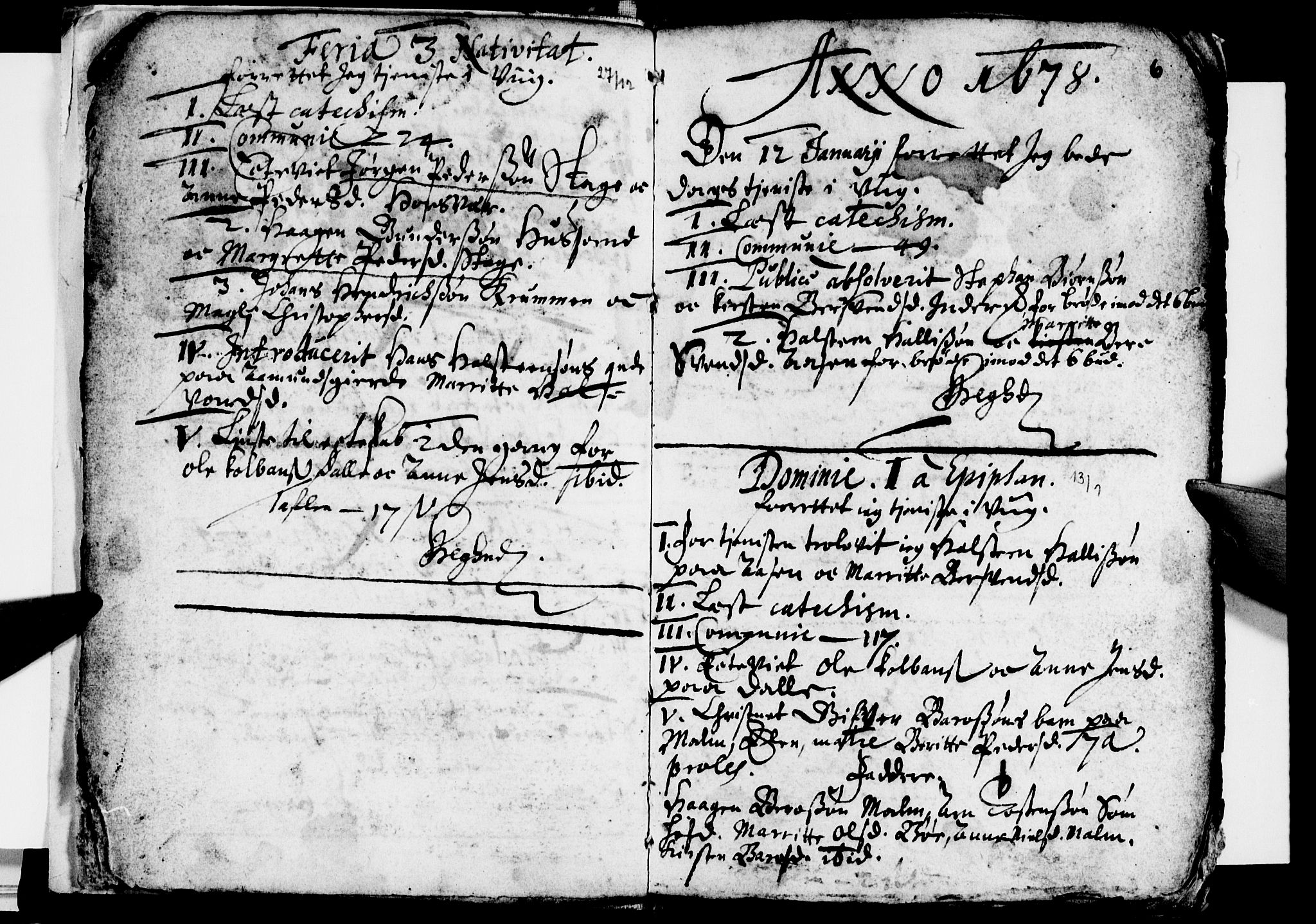 Ministerialprotokoller, klokkerbøker og fødselsregistre - Nordland, SAT/A-1459/812/L0172: Parish register (official) no. 812A01, 1677-1718, p. 6