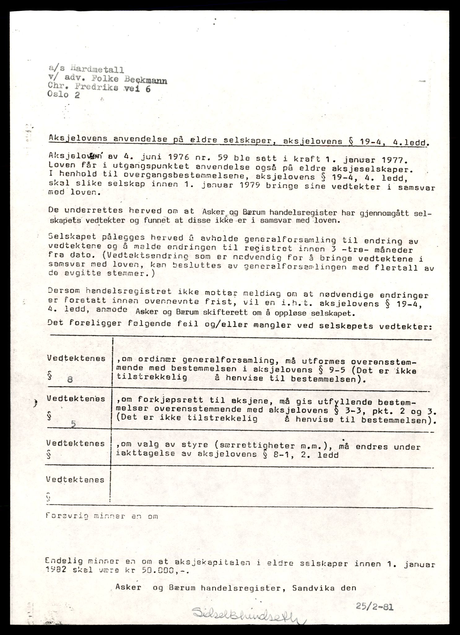 Asker og Bærum tingrett, AV/SAT-A-10379/K/Kb/Kbb/L0020: Aksjeselskap og Andelslag, Har - Hom, 1954-1989, p. 1