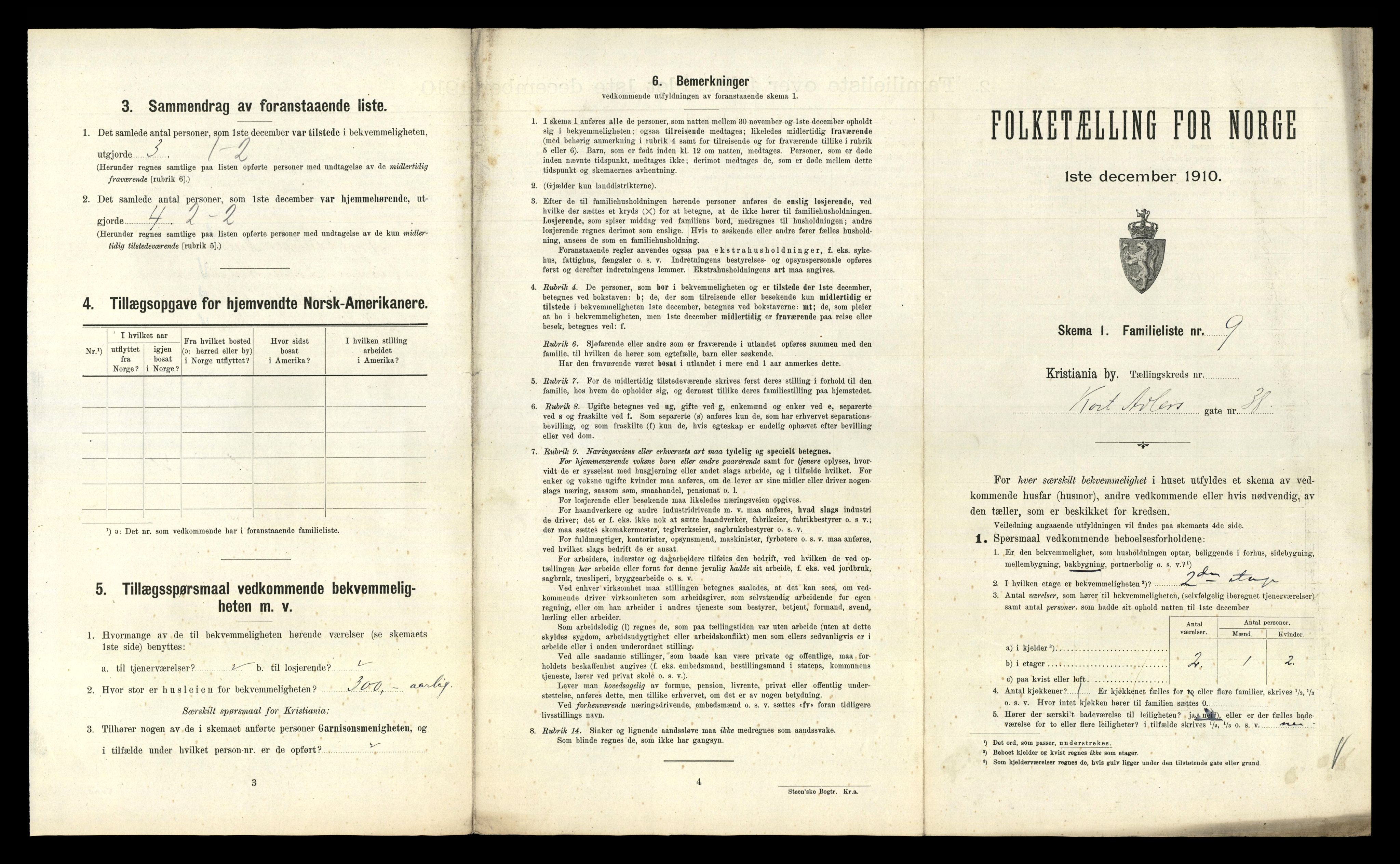 RA, 1910 census for Kristiania, 1910, p. 14227