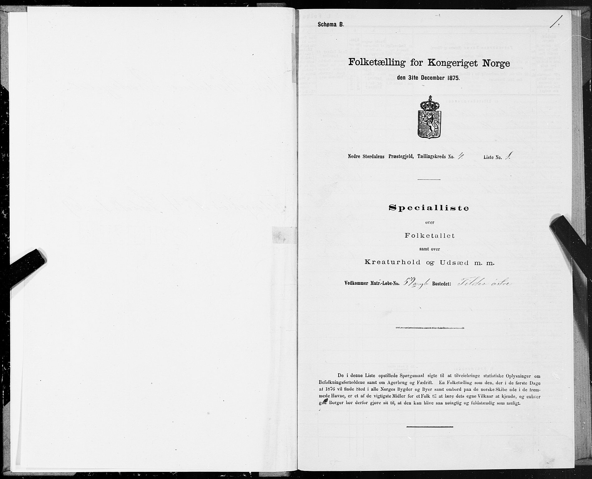 SAT, 1875 census for 1714P Nedre Stjørdal, 1875, p. 2001