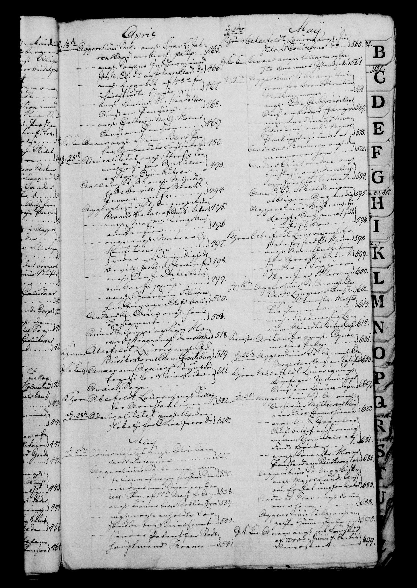 Danske Kanselli 1800-1814, AV/RA-EA-3024/H/Hg/Hga/Hgaa/L0003: Brevbok, 1801