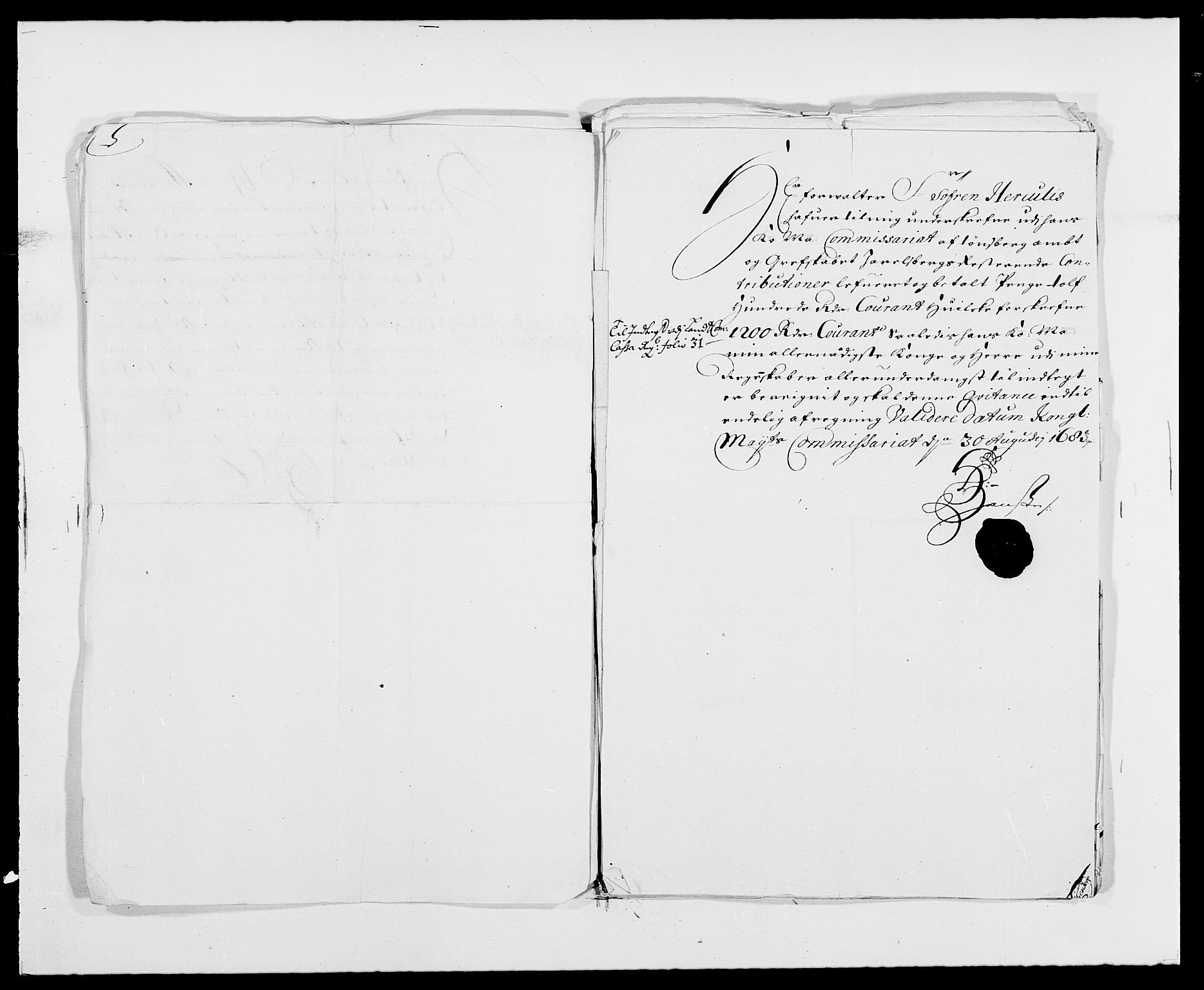 Rentekammeret inntil 1814, Reviderte regnskaper, Fogderegnskap, AV/RA-EA-4092/R32/L1853: Fogderegnskap Jarlsberg grevskap, 1683, p. 175