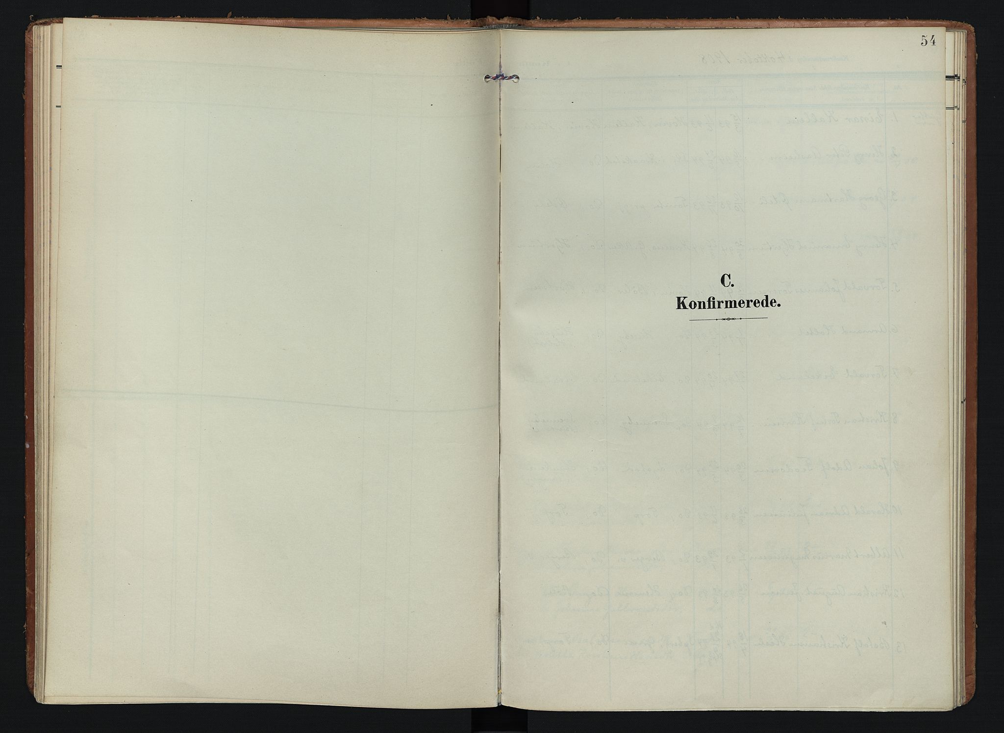 Spydeberg prestekontor Kirkebøker, SAO/A-10924/F/Fb/L0002: Parish register (official) no. II 2, 1908-1926, p. 54