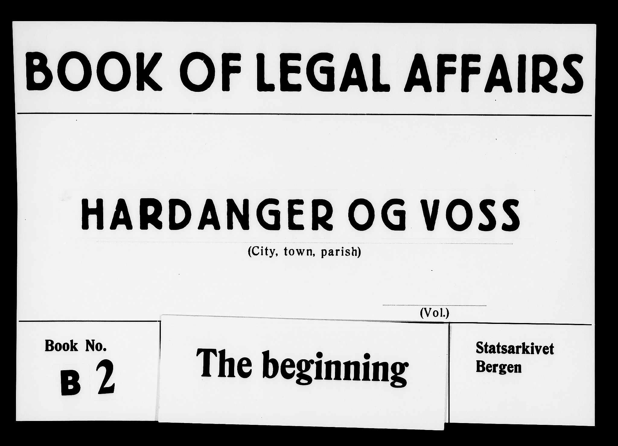 Hardanger og Voss sorenskriveri, AV/SAB-A-2501/1/1A/1Ab/L0002: Tingbok for Voss, 1654-1661