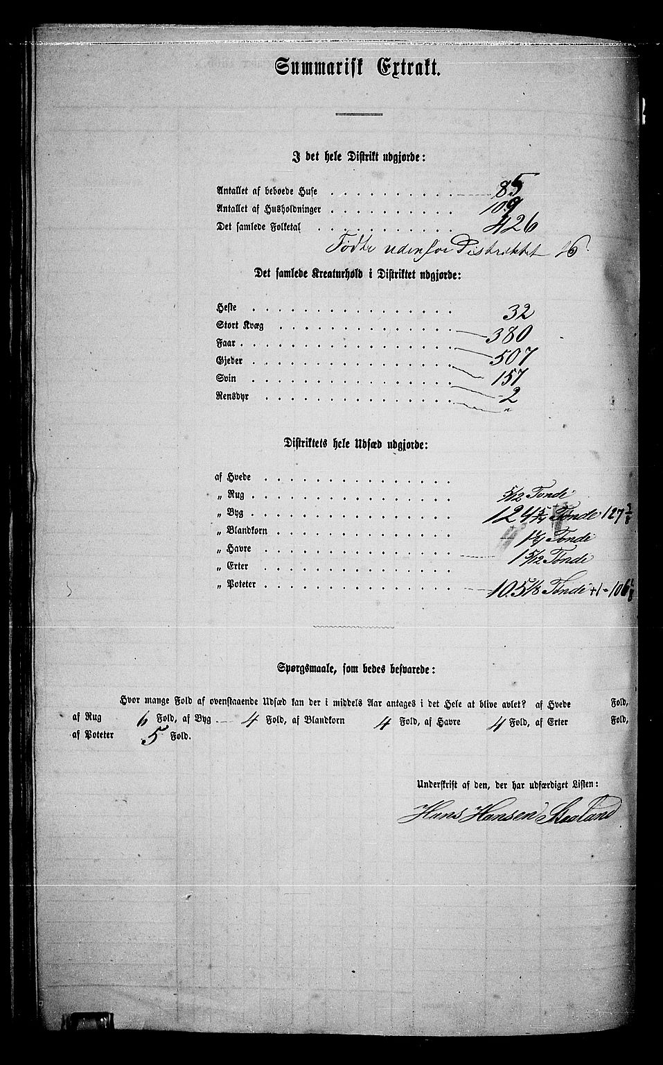 RA, 1865 census for Nore, 1865, p. 136