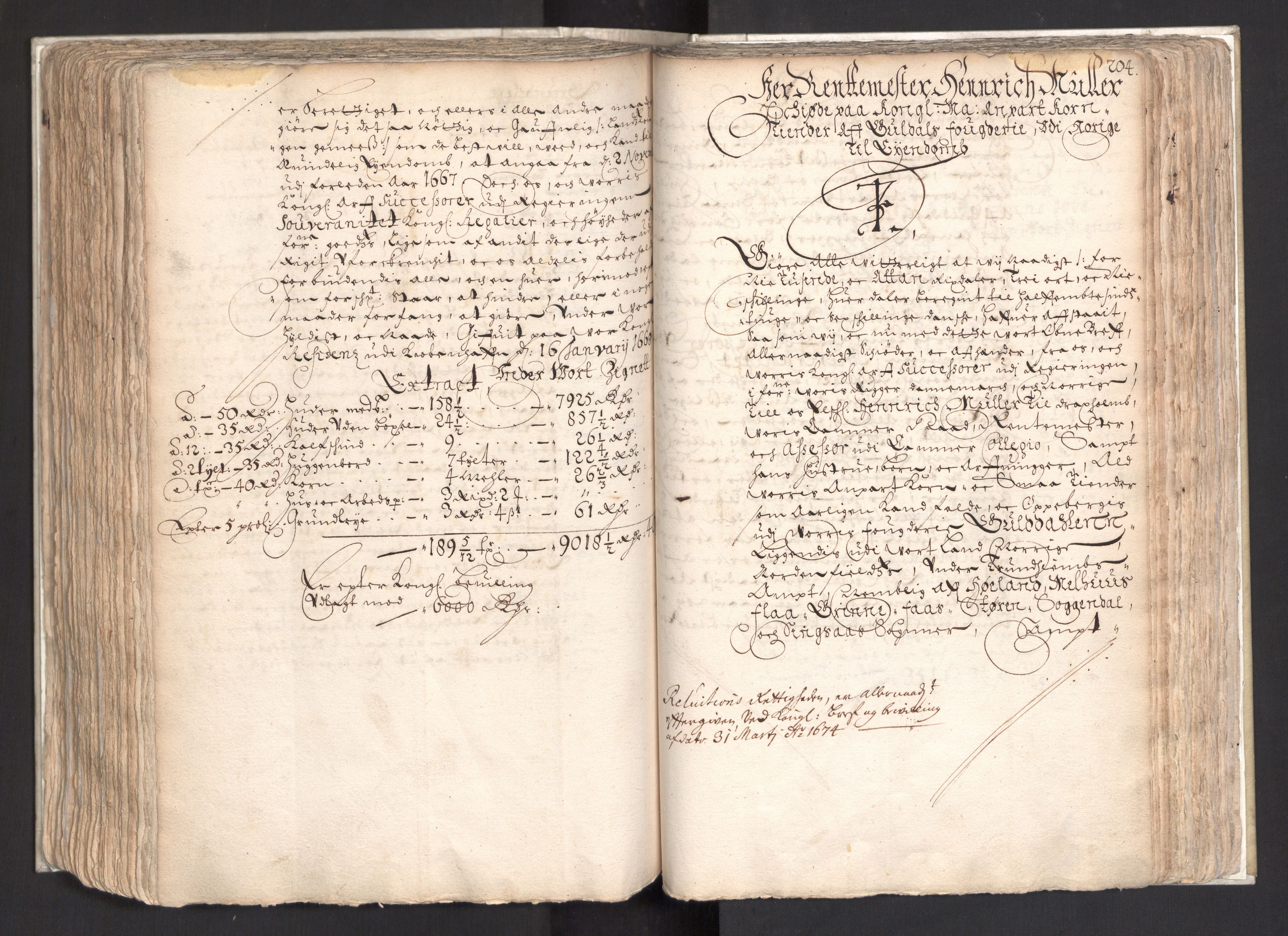 Rentekammeret, Kammerkanselliet, AV/RA-EA-3111/G/Gg/Ggj/Ggja/L0003: Skjøtebok Oa (13), 1661-1669, p. 208